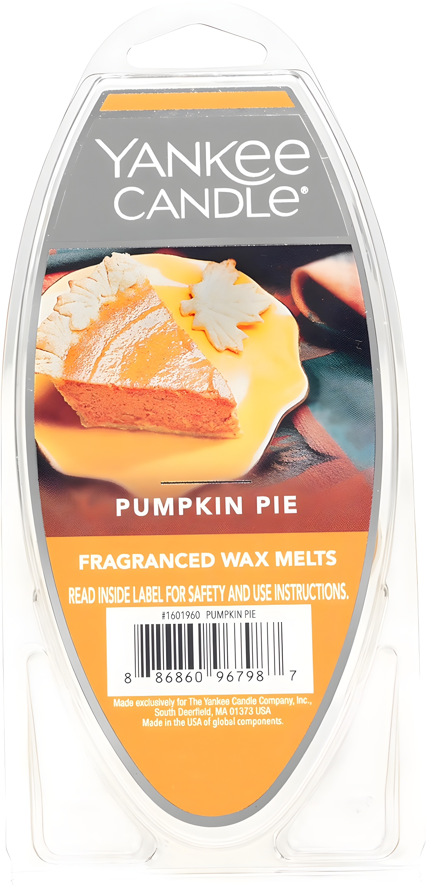 Yankee Candle Pumpkin Pie Wax Melts, 6 Count