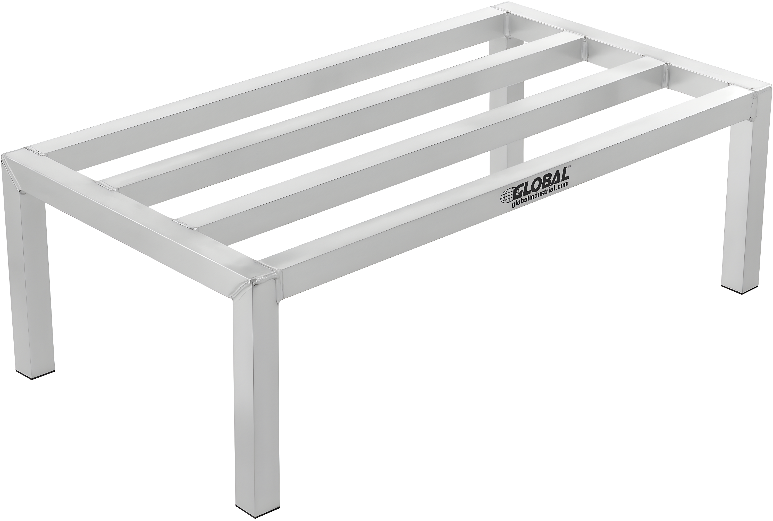 Industrial Aluminum Rectangular Dunnage Rack for Kitchen and Garage
