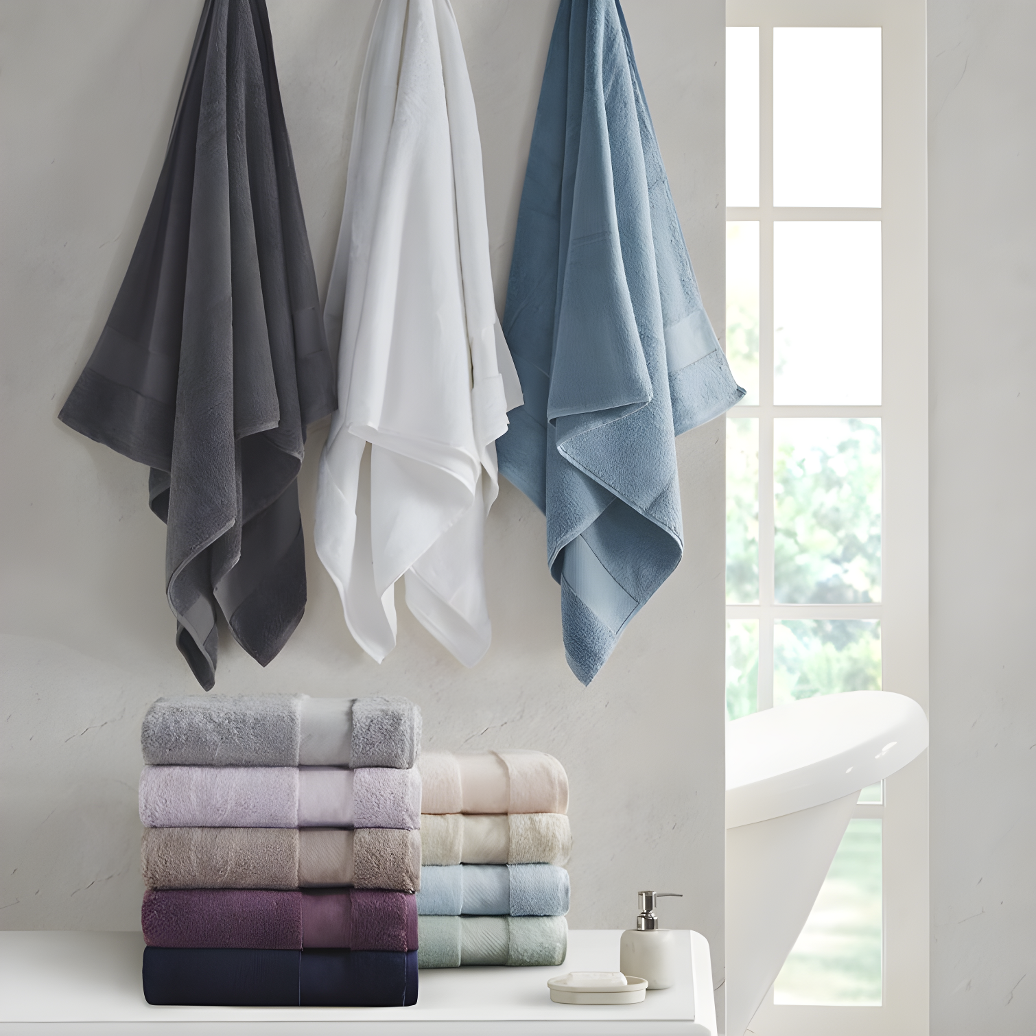 Turkish 100% Cotton Oversized Towel Set