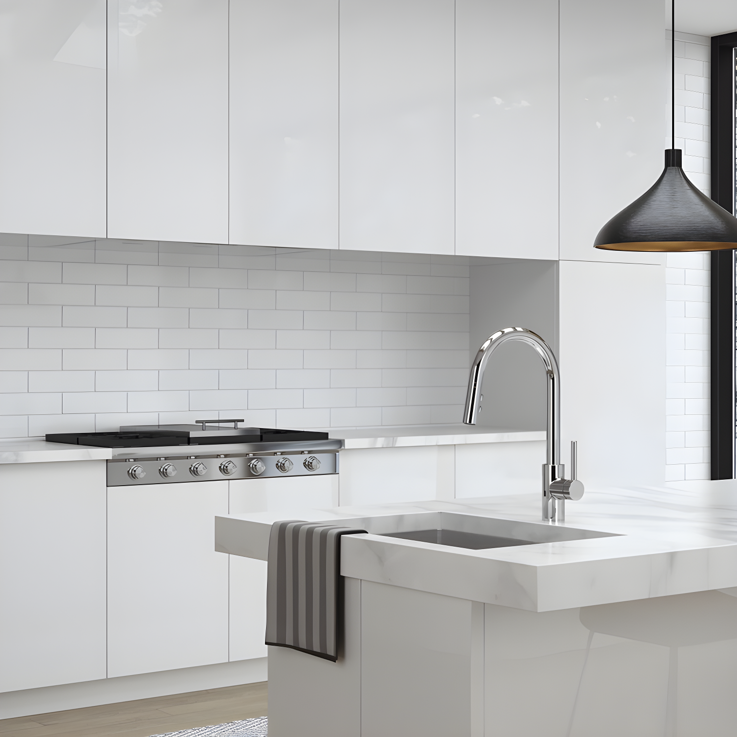 Stellen Pull Down Touchless Single Handle Kitchen Faucet