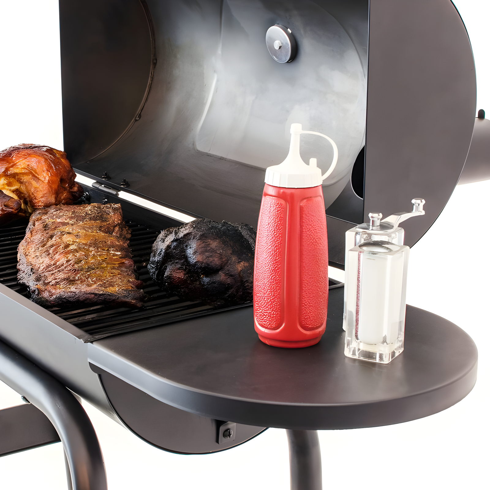 Charbroil Charbroil American Gourmet 430 Offset Barrel Charcoal Grill and Smoker
