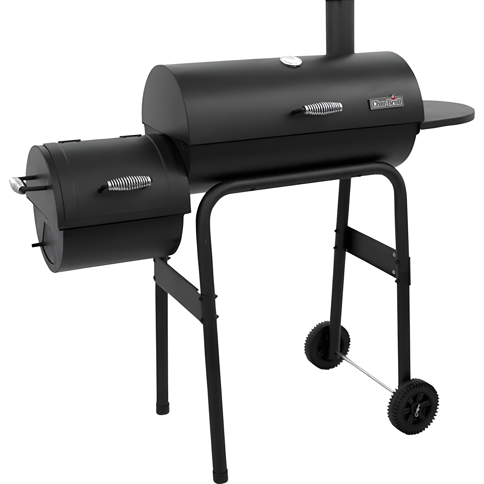 Charbroil Charbroil American Gourmet 430 Offset Barrel Charcoal Grill and Smoker