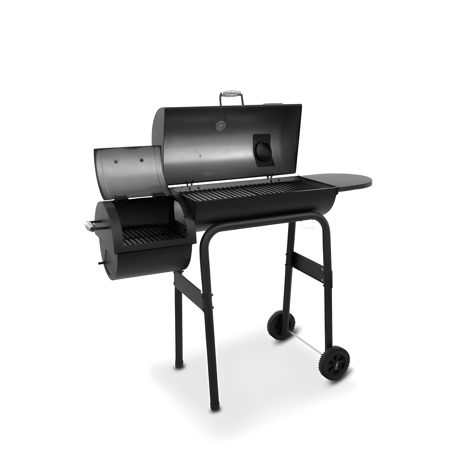 Charbroil Charbroil American Gourmet 430 Offset Barrel Charcoal Grill and Smoker
