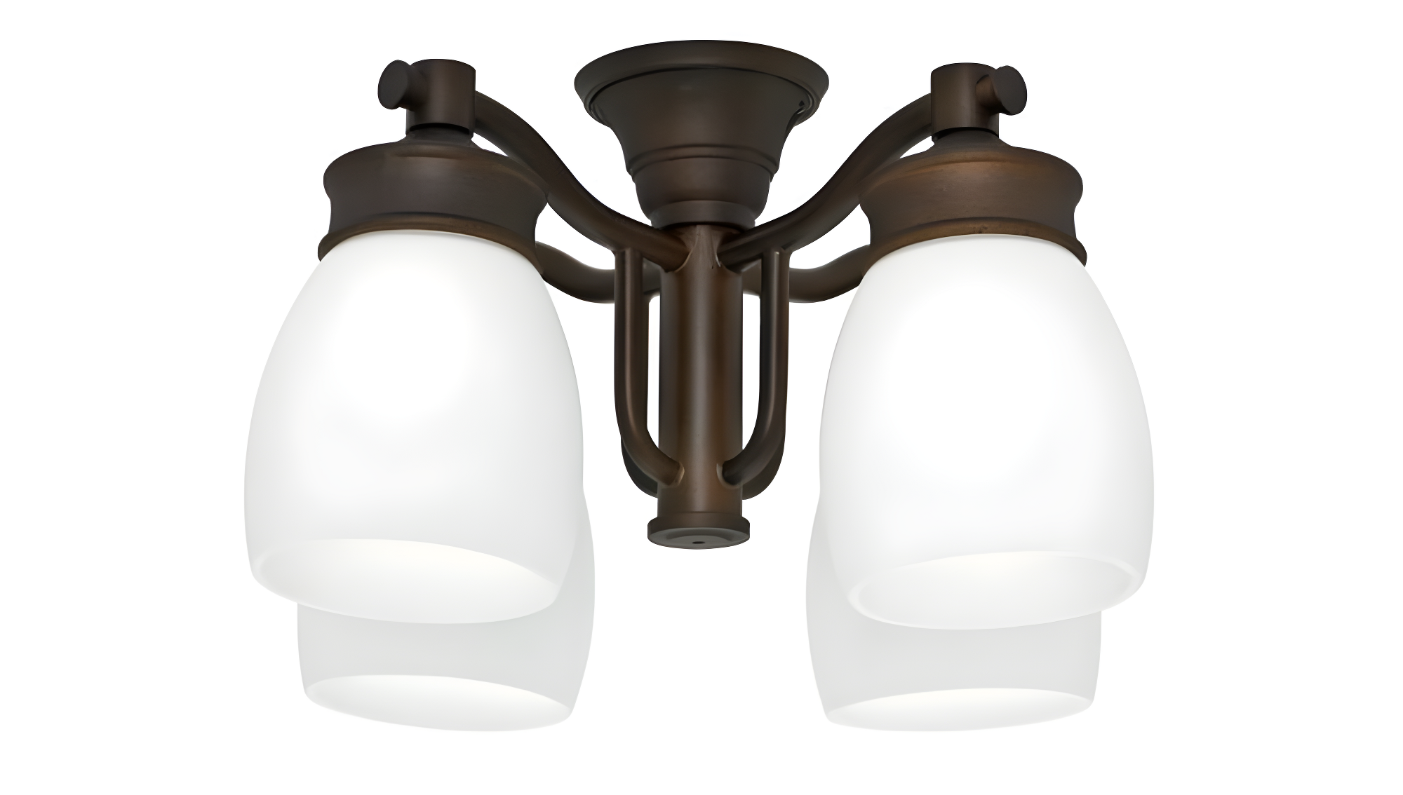 11'' 4 - Light Maiden Bronze Branched Ceiling Fan Light Kit