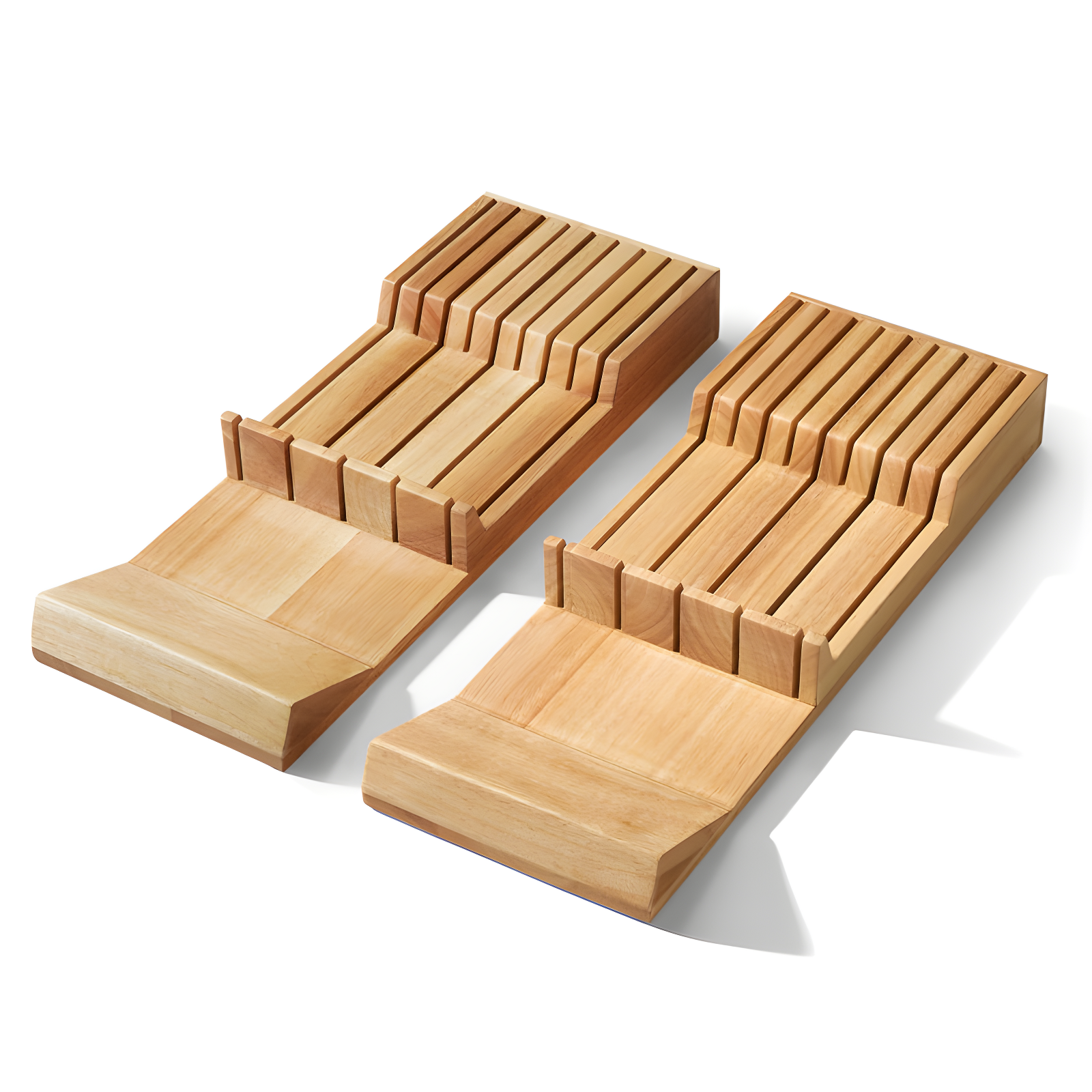 Cook N Home Cook N Home In-Drawer Knife Block Organizer 18-Slot, 2PC 9-Slot Kitchen Knife Holder