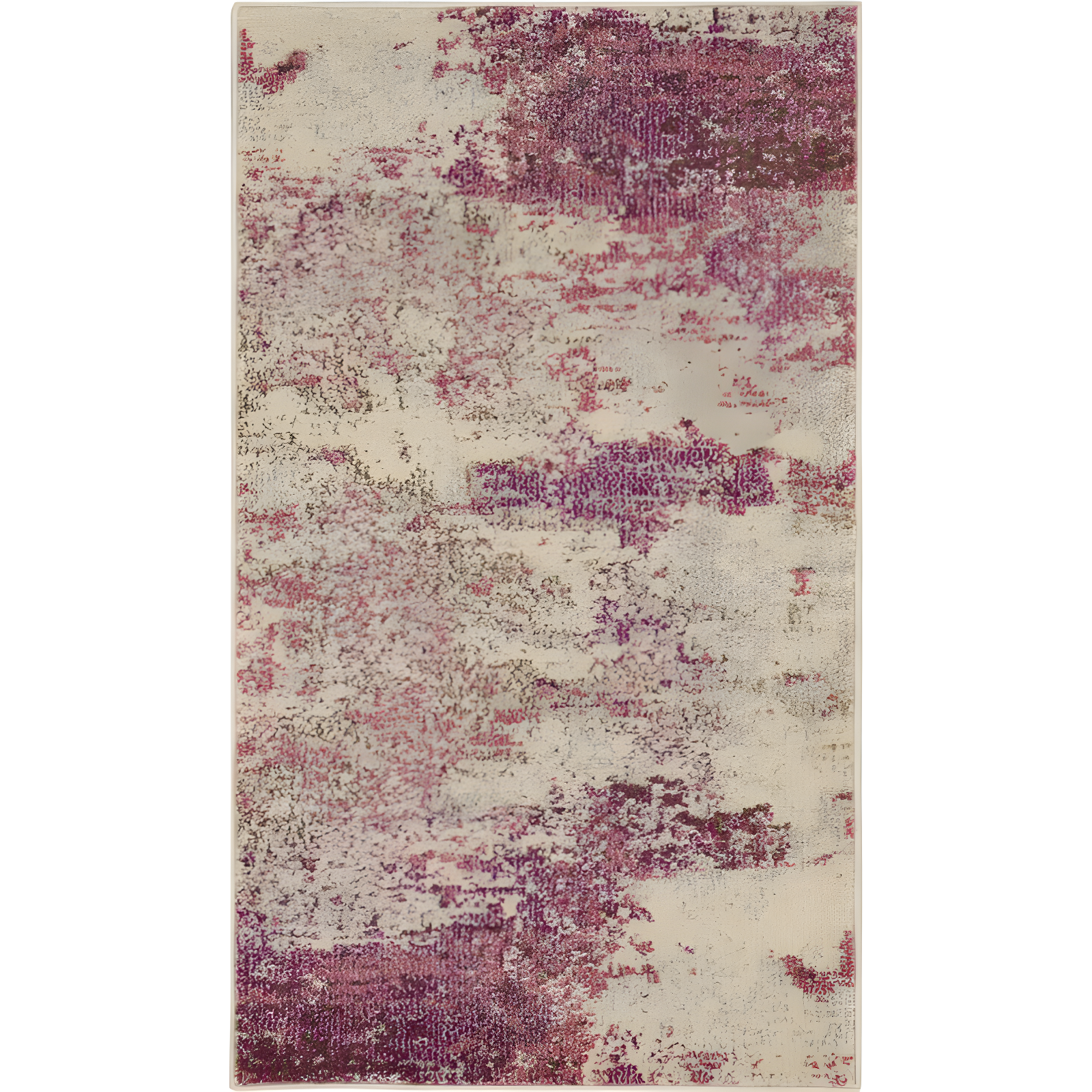 Celestial CES02 Area Rug Colorful Contemporary Abstract By Nourison Ivory/Pink 2'2" x 3'9"
