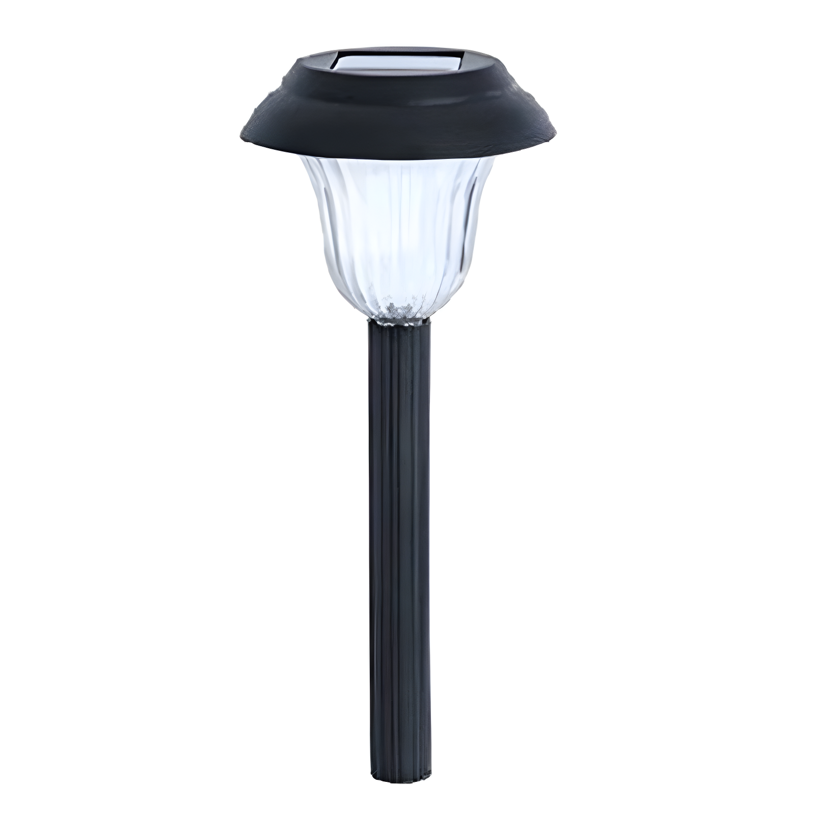 Black Solar Powered Metal Pathway Light