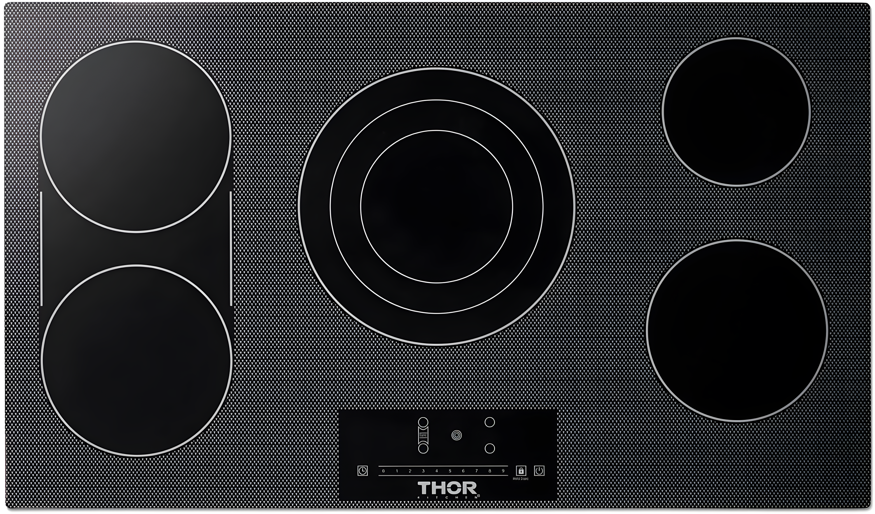 Thor Kitchen Tec36 36" Wide 5 Burner Electric Cooktop - Black