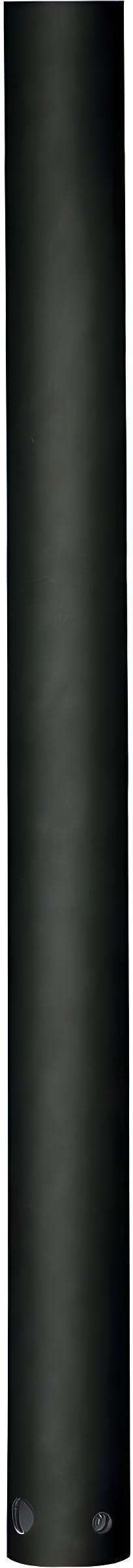 Black Steel 12-Inch Ceiling Fan Downrod