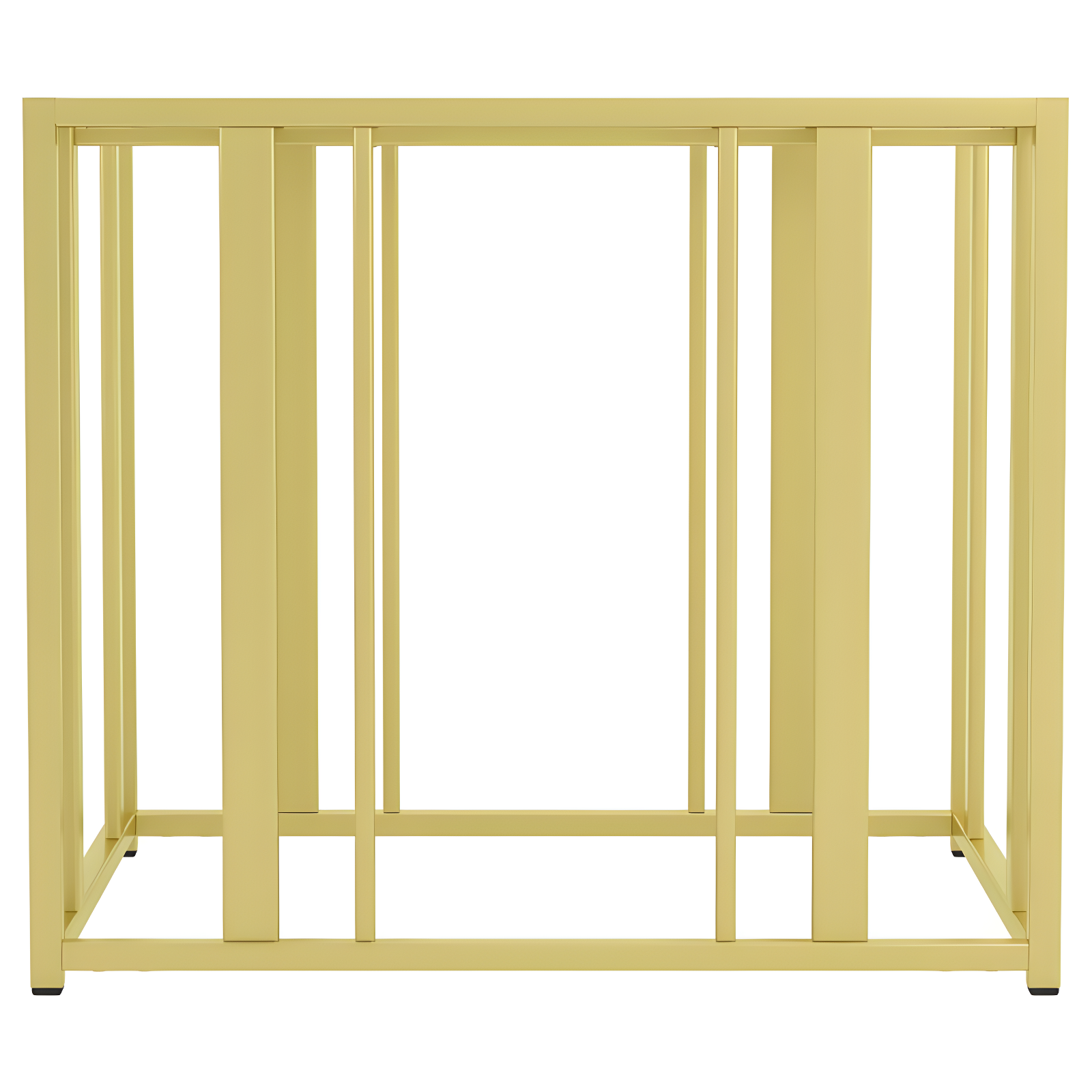 Adri Square End Table with Glass Top Matte Brass - Coaster