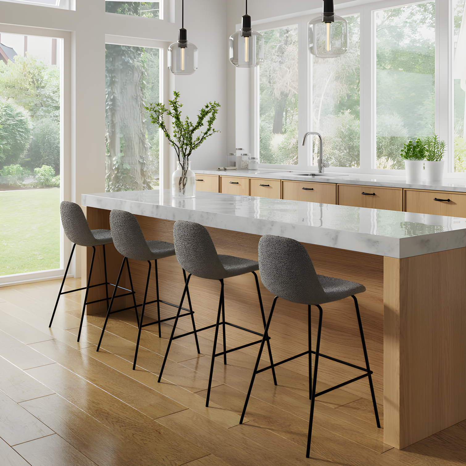 Kody Upholstered Bar & Counter Stool