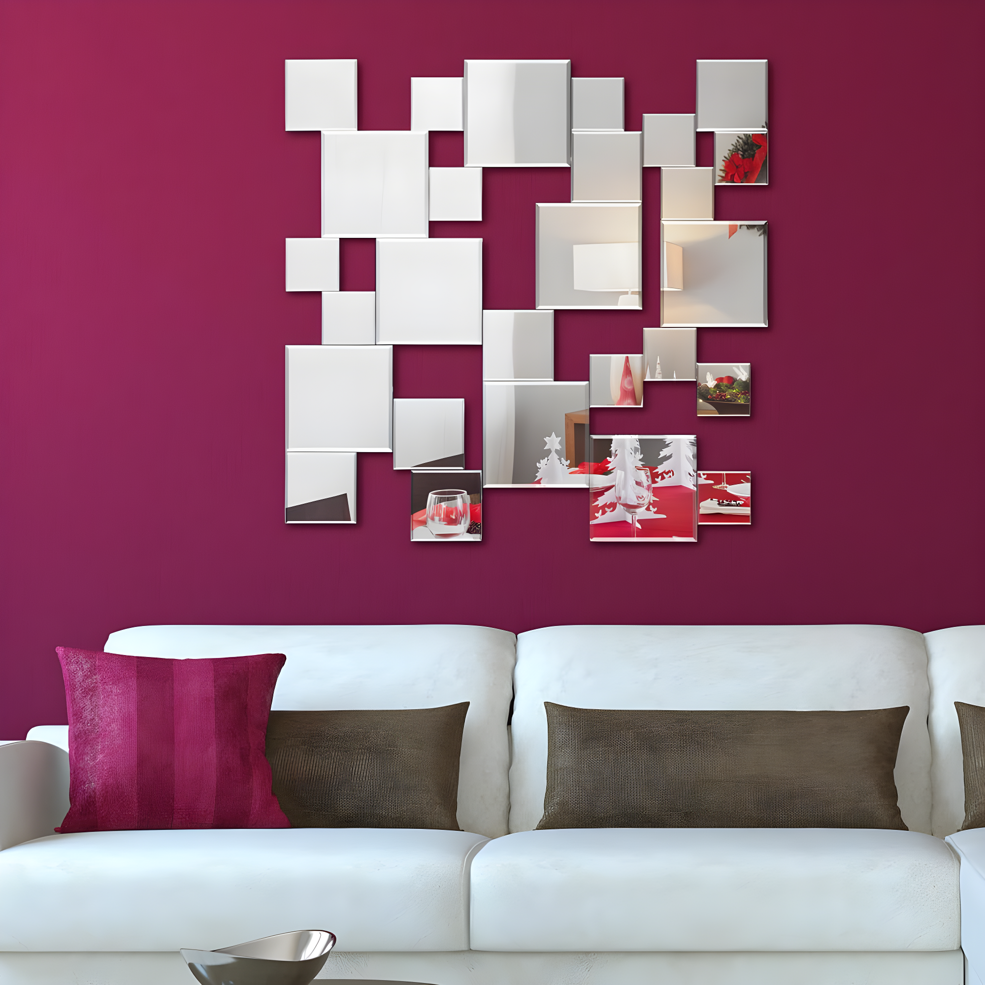 Empire Art Direct MOM-10036MM-3232 Elegant Mirror Cluster Wall Mirror