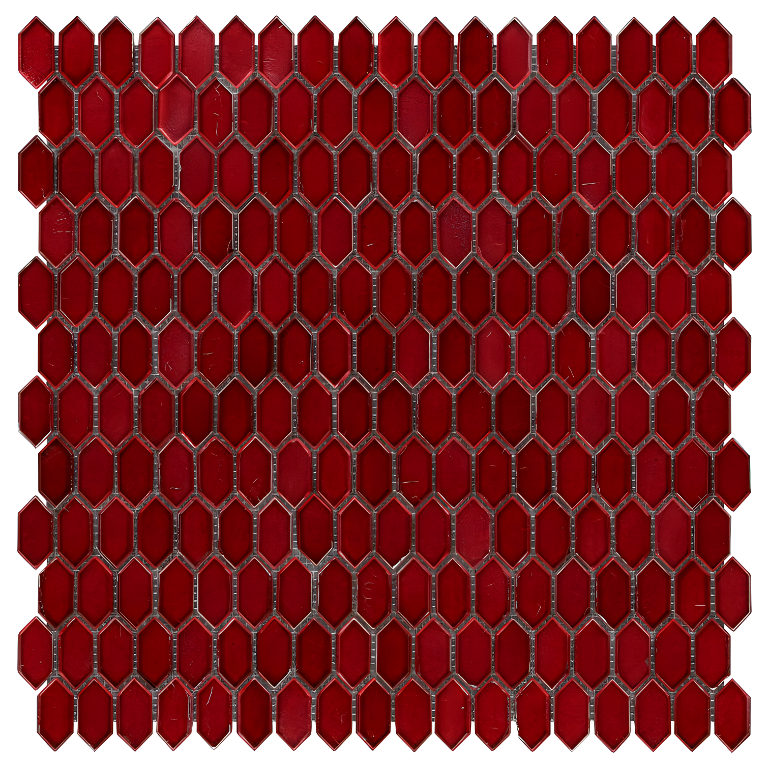 Whisper 11.61" x 11.73" Polished Mini Picket Glass Mosaic Wall Tile (0.94 Sq. Ft. / each)