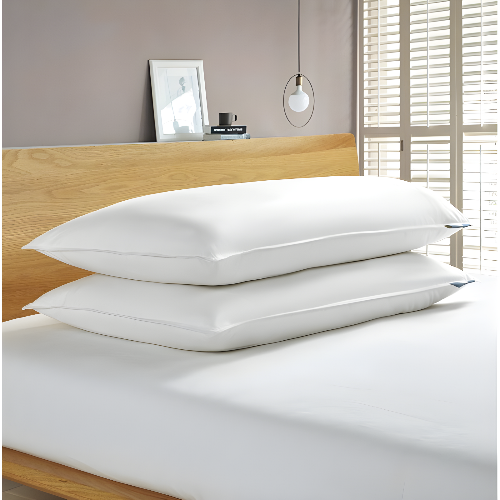 Serta 233 Thread Medium Down Blend Bed Pillow