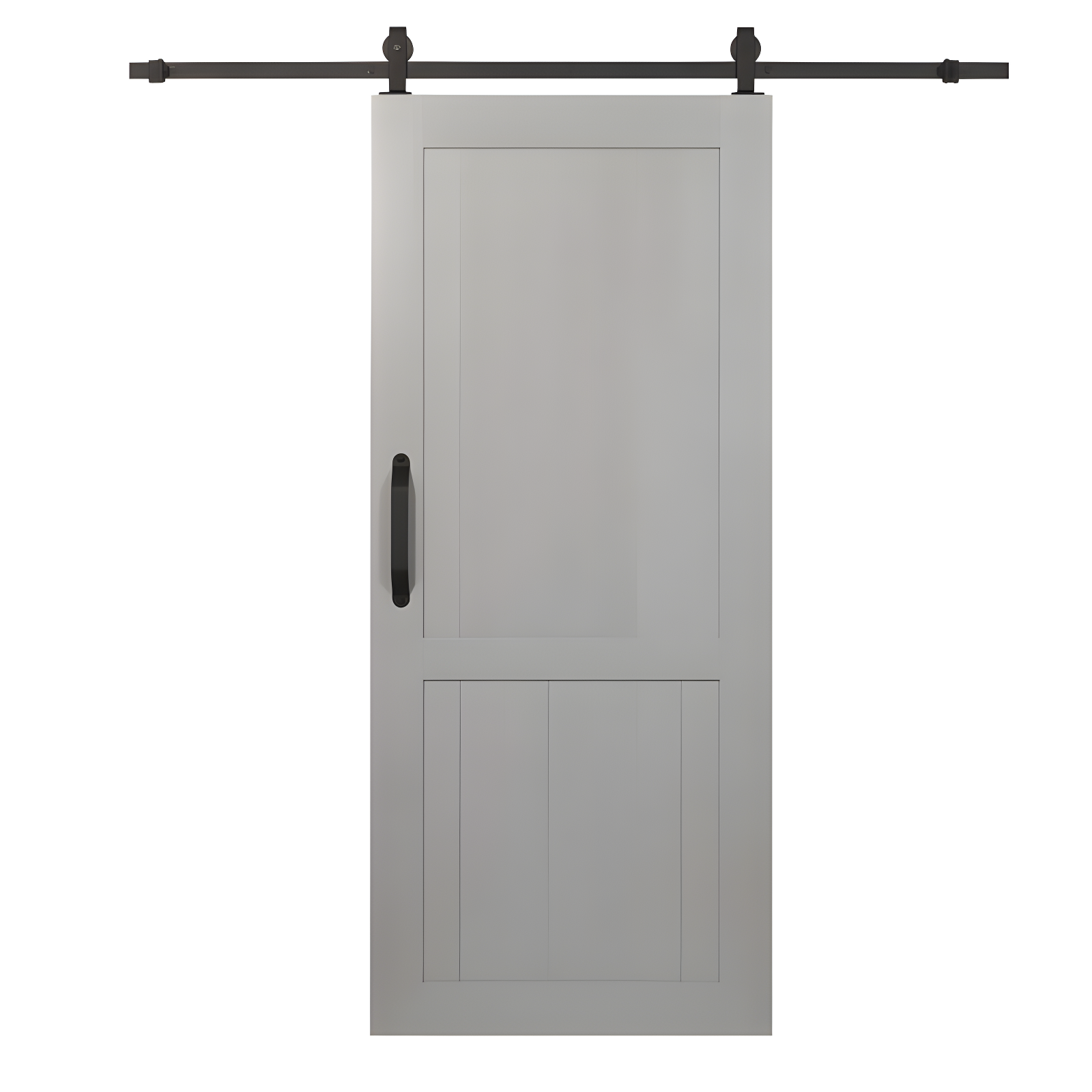 Millbrooke 84'' Hollow Paneled with Installation Hardware Kit Barn Door
