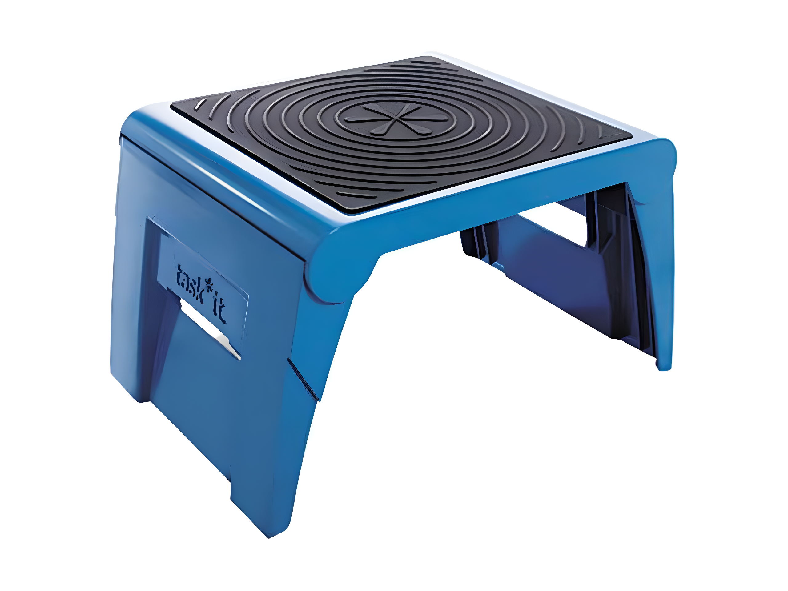 1 - Step Plastic Lightweight Folding Step Stool