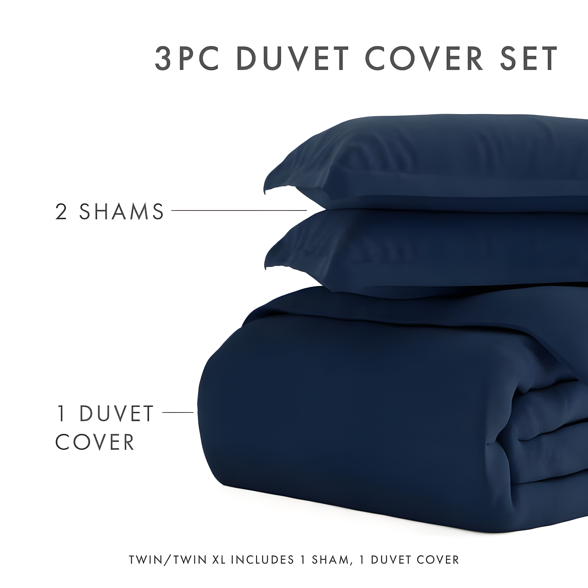 Basics Duvet Cover Set Ultra Soft Brushed Microfiber 3 Pieces Comforter 19 Colors Breathable Durable Fade Resistant & Machine Washable Luxury Soft Bedding Set