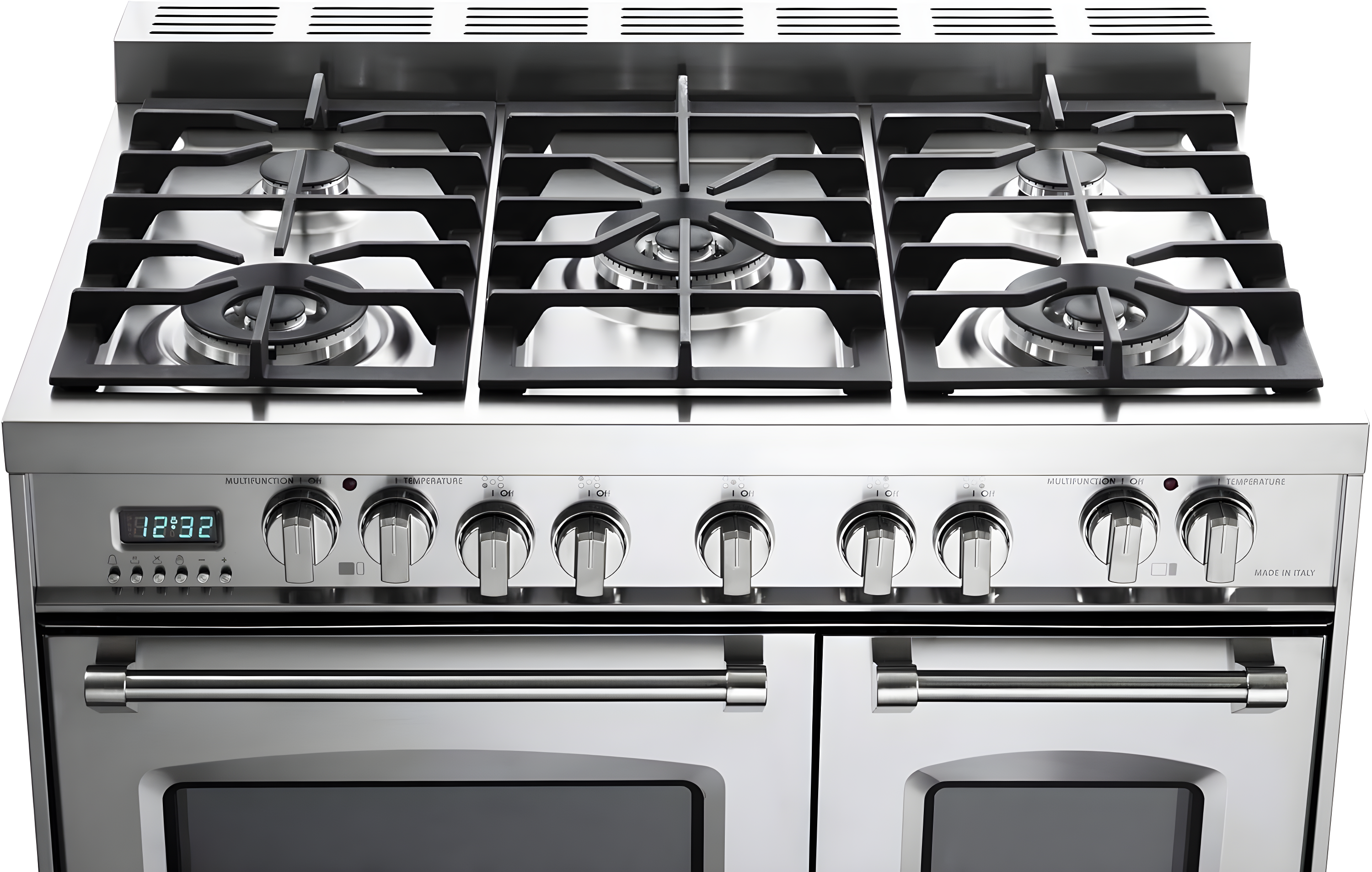 VERONA VPFSGE365DSS Stainless Steel 36" Prestige Dual Fuel Double Oven Range