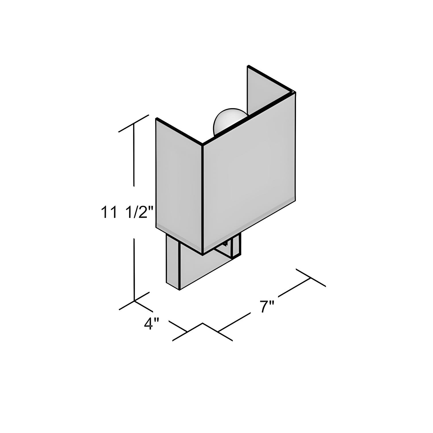 Ifrane Steel Armed Sconce