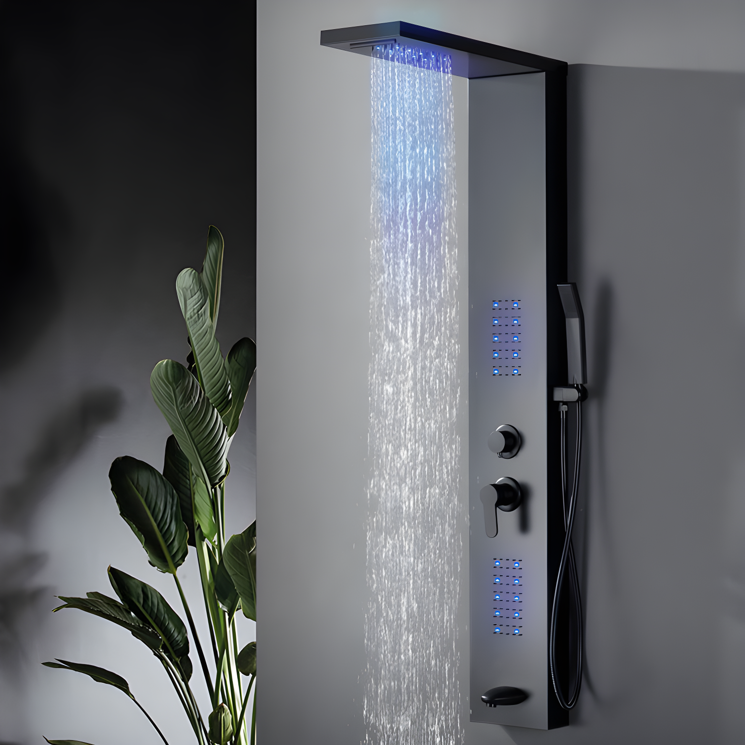 57.99'' Shower Panel with Fixed Shower Head