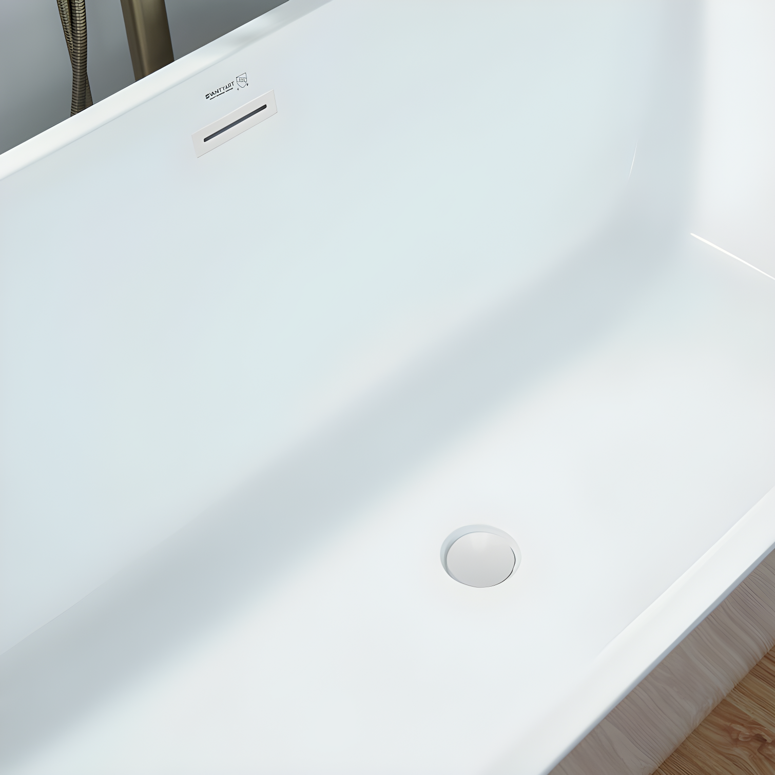 66.9" x 33" Freestanding Soaking Bathtub