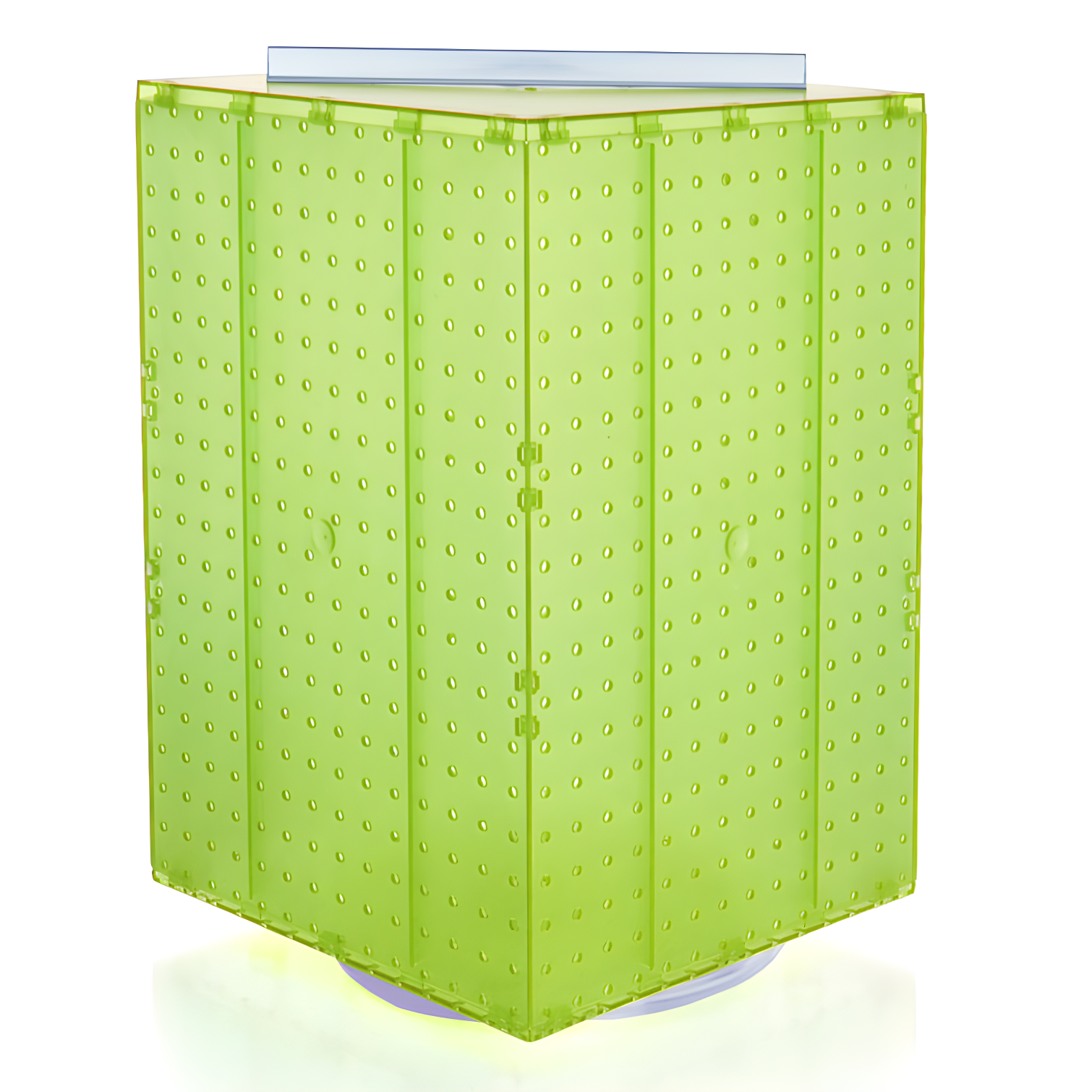 Four-Sided Revolving 14"W x 20"H Pegboard Counter Display
