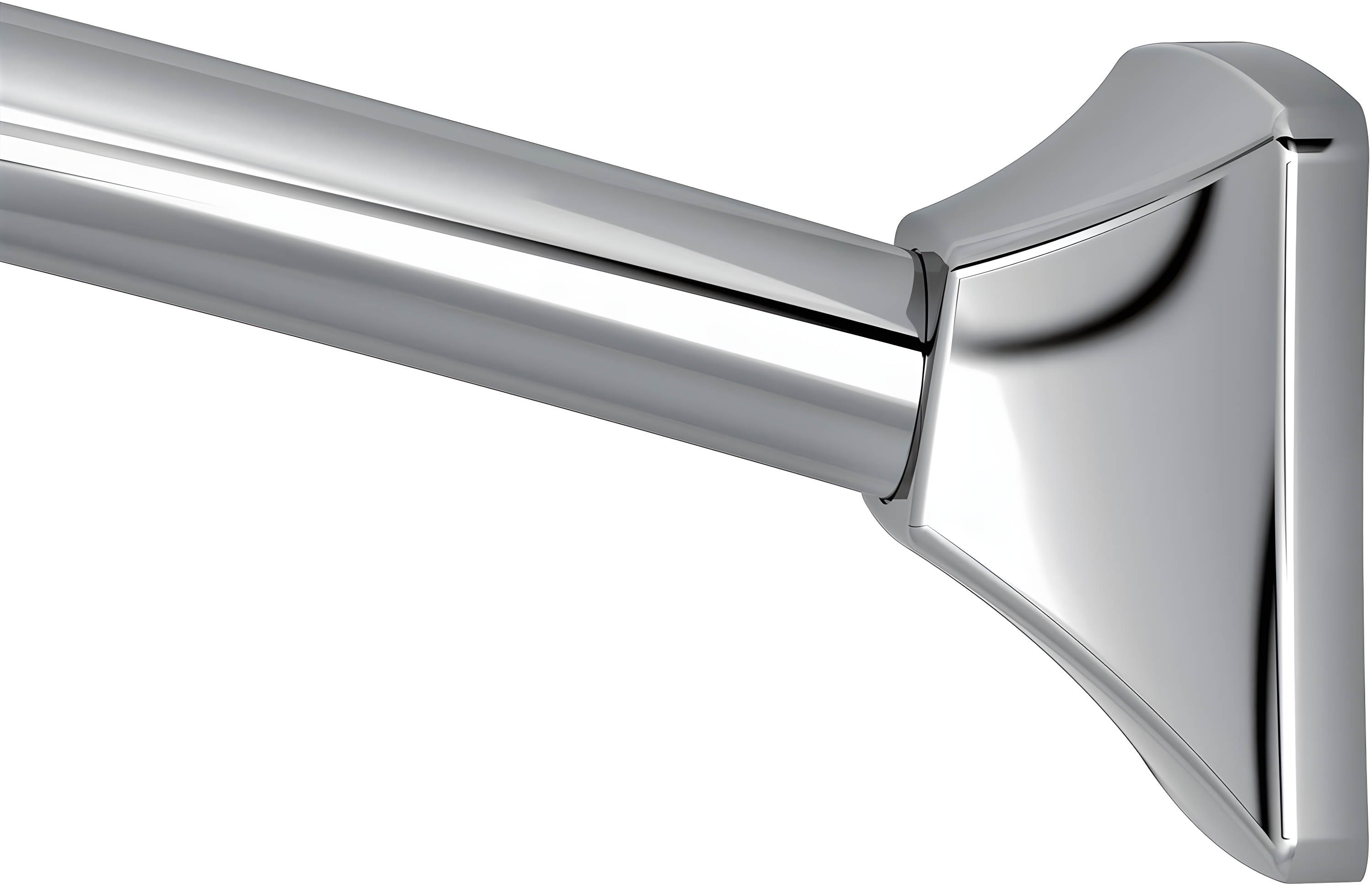 Moen 60-Inch to 72-Inch Permanent Mount Adjustable Curved Shower Rod