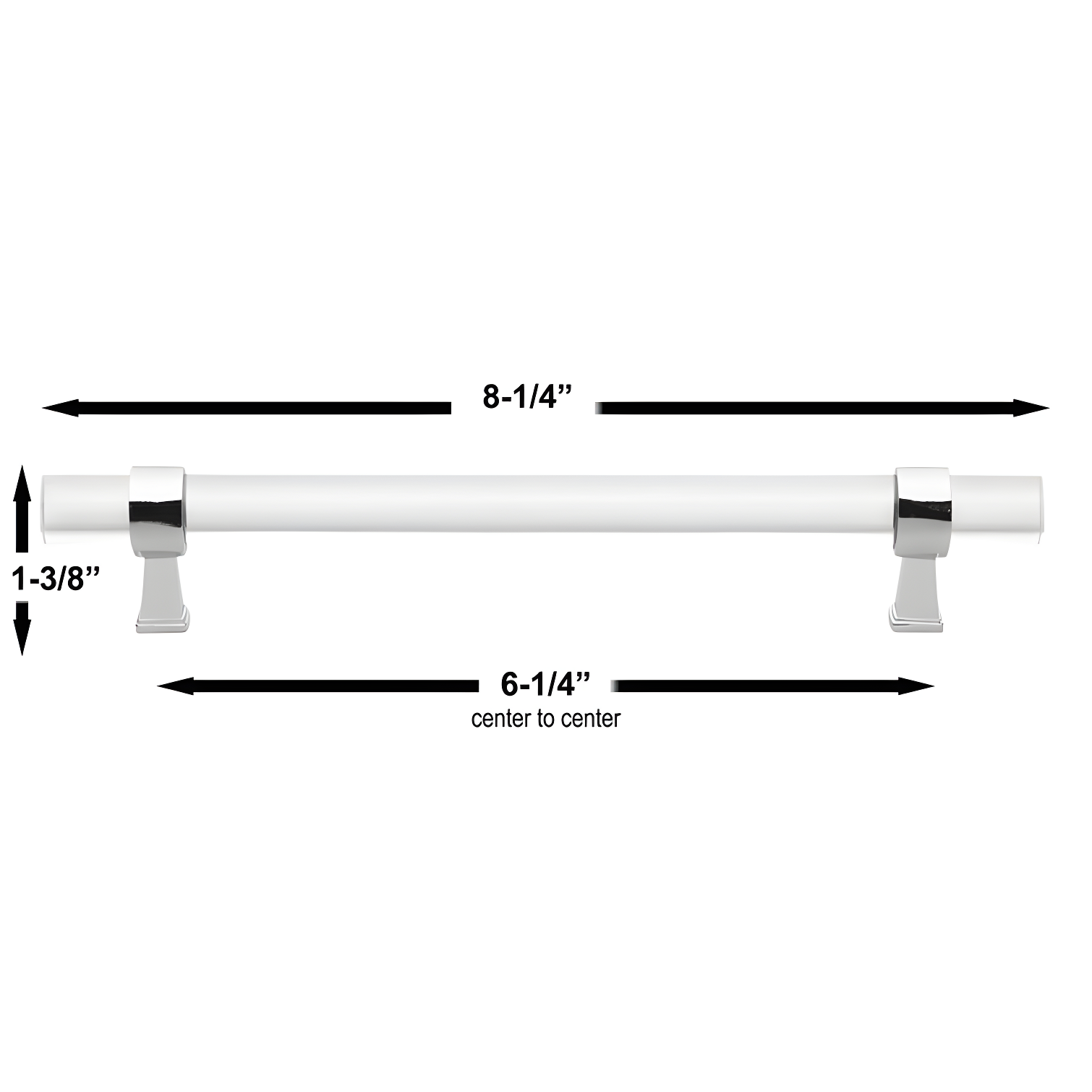 GlideRite Hardware 6-5/16 in. Center to Center Bar Pull