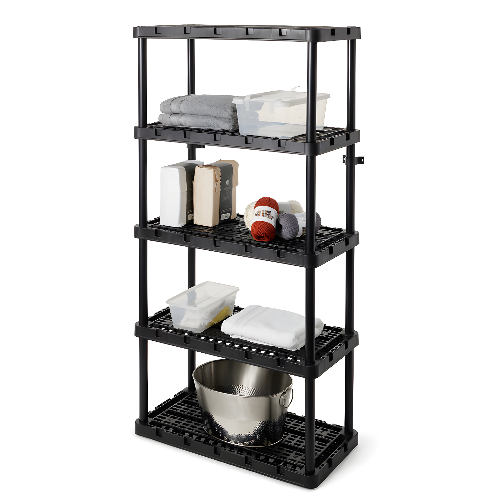 36'' W Plastic Shelving Unit