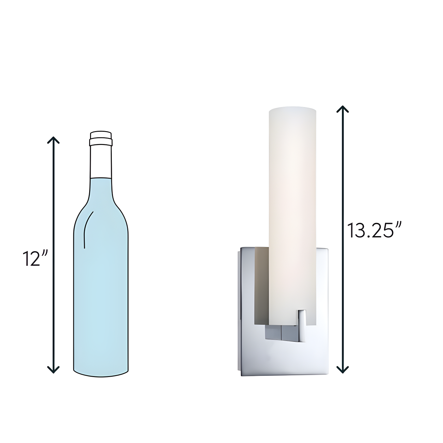 Armiah Aluminum Armed Sconce