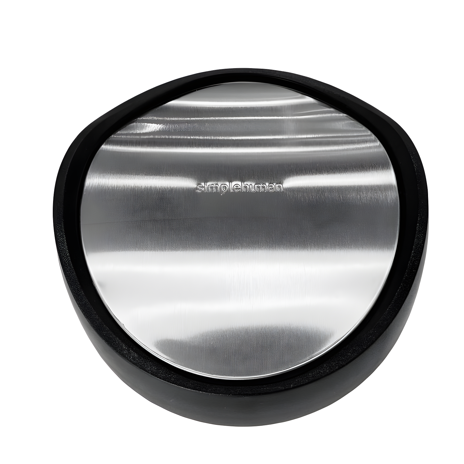 simplehuman 1.5L Mini Swing Top Trash Can Stainless Steel Garbage Can for Bathroom Vanity