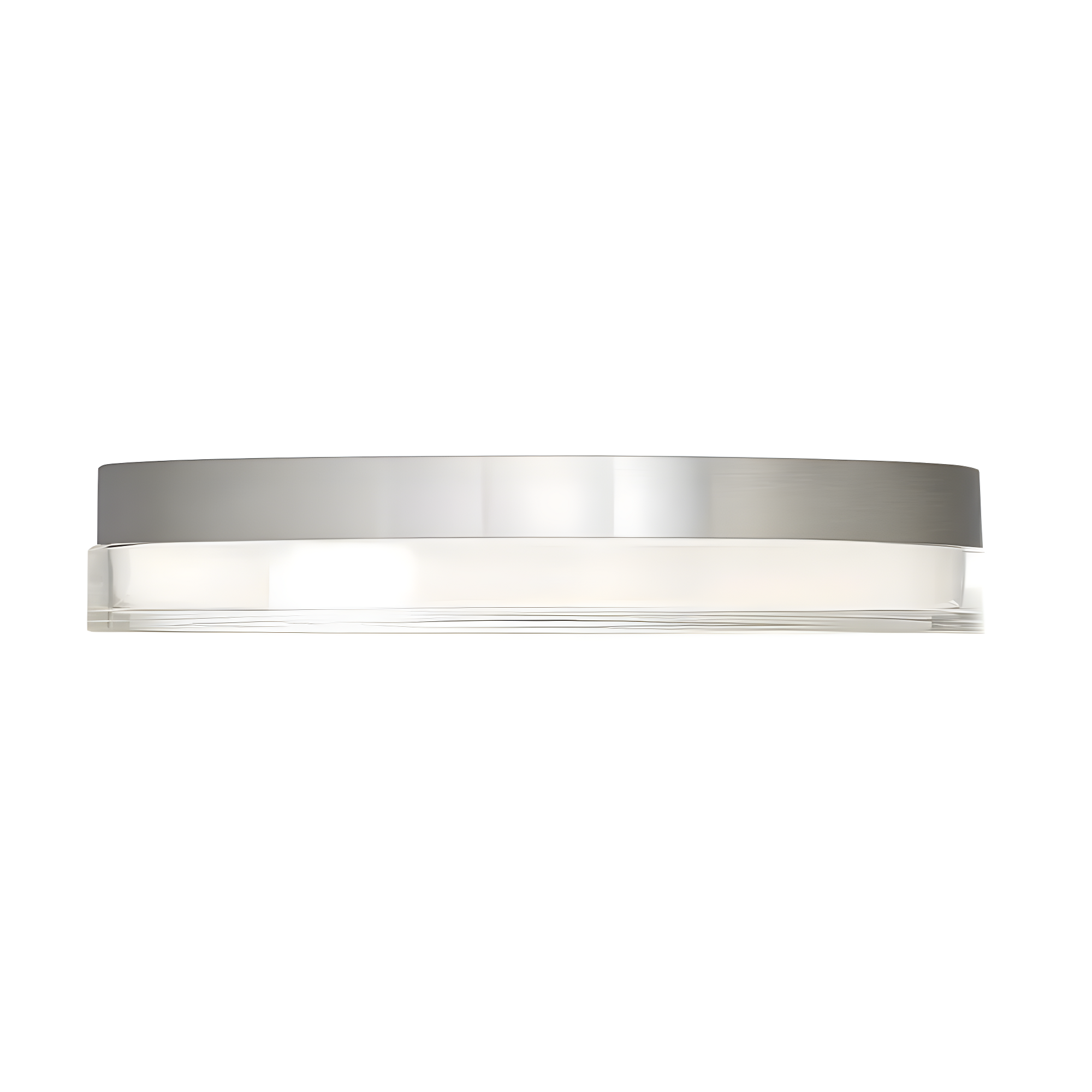 Dot 15" Stainless Steel LED Flush Mount Light