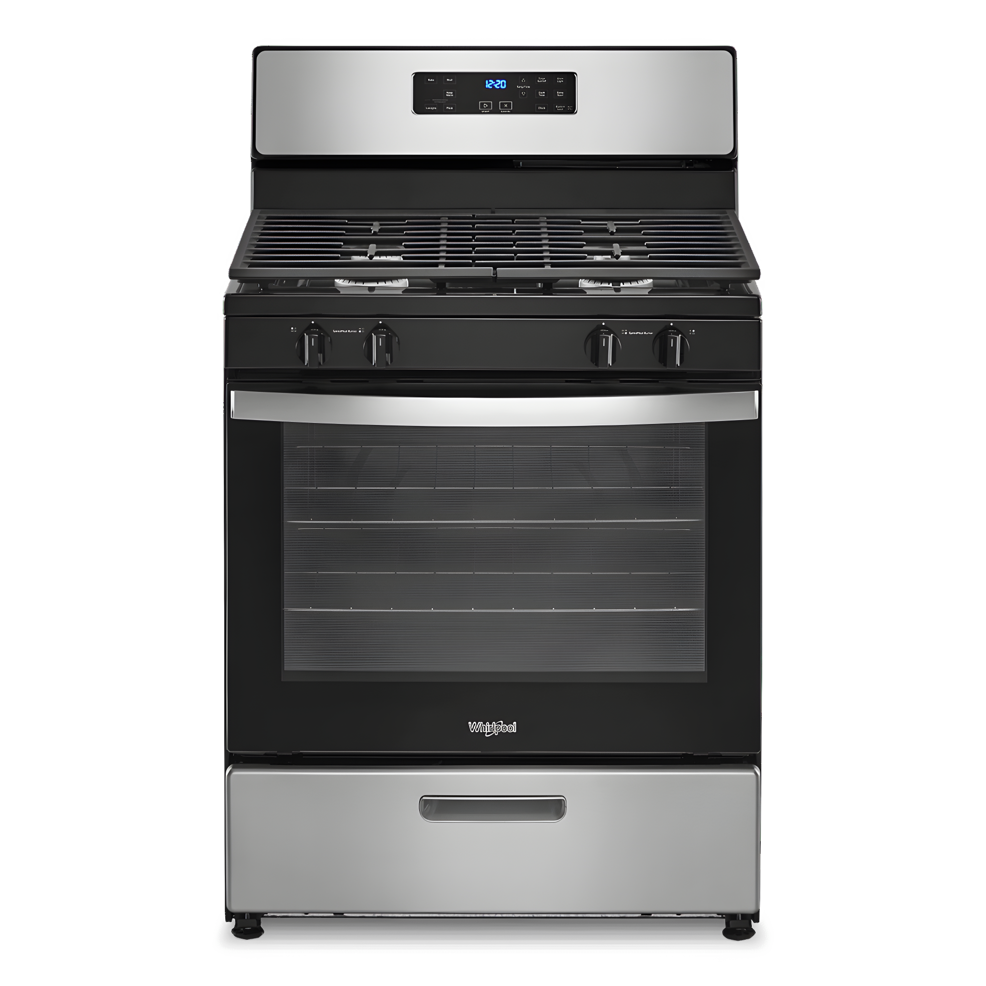 WHIRLPOOL WFG320M0MS 30" FREE STANDING GAS RANGE Stainless Steel