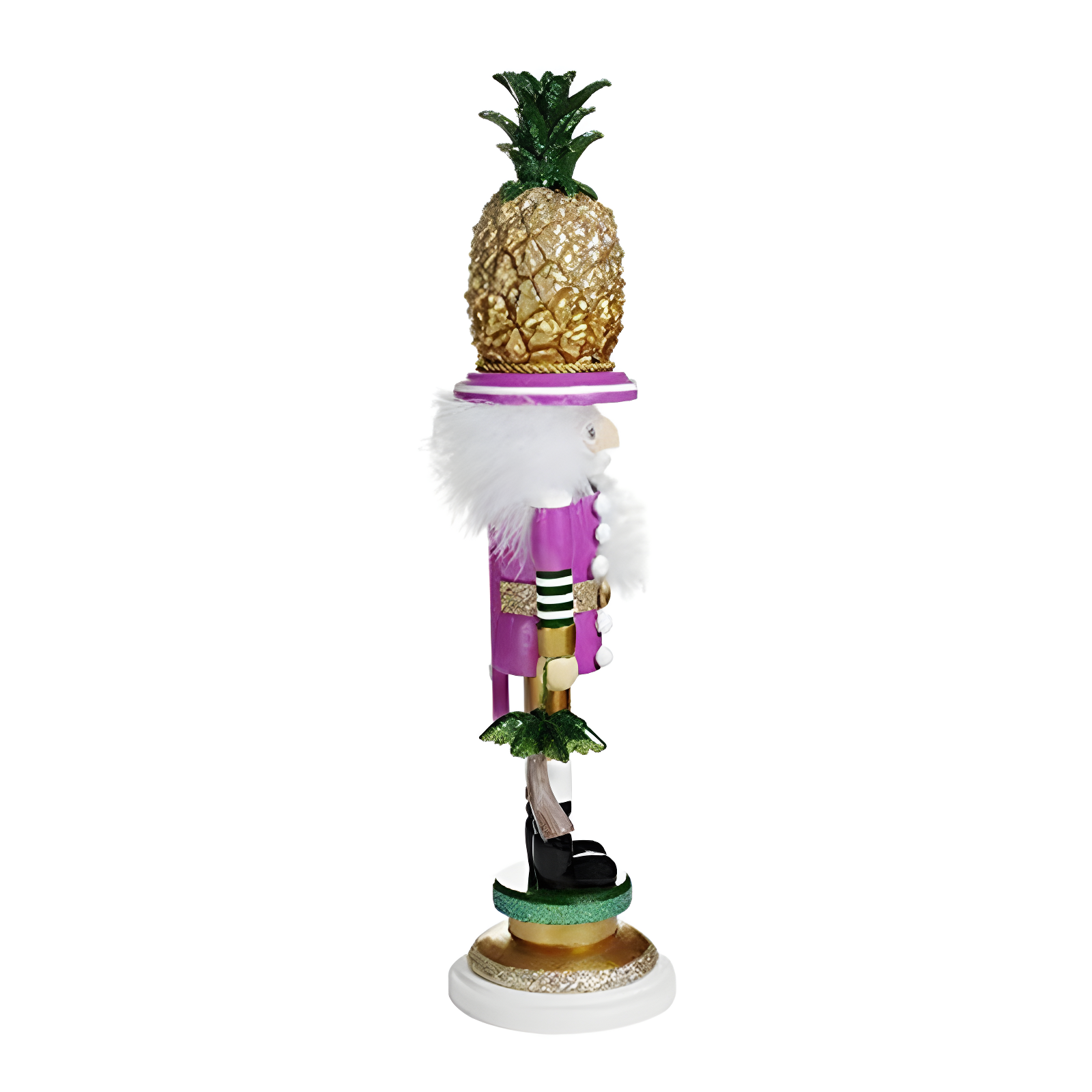 Kurt Adler Hollywood Pineapple Hat Nutcracker