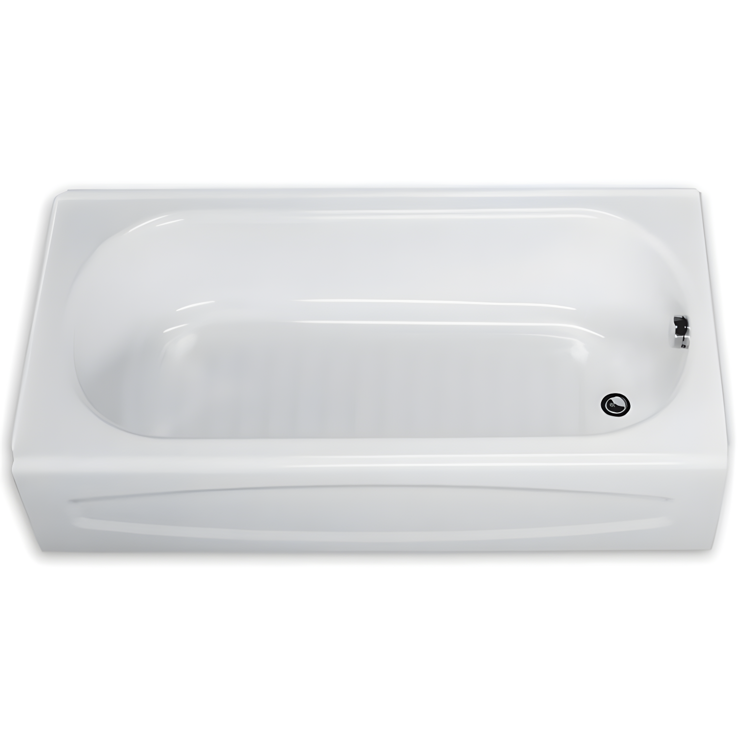 Salem 60'' x 30'' Alcove / Tile In Soaking Porcelain Enameled Steel Bathtub