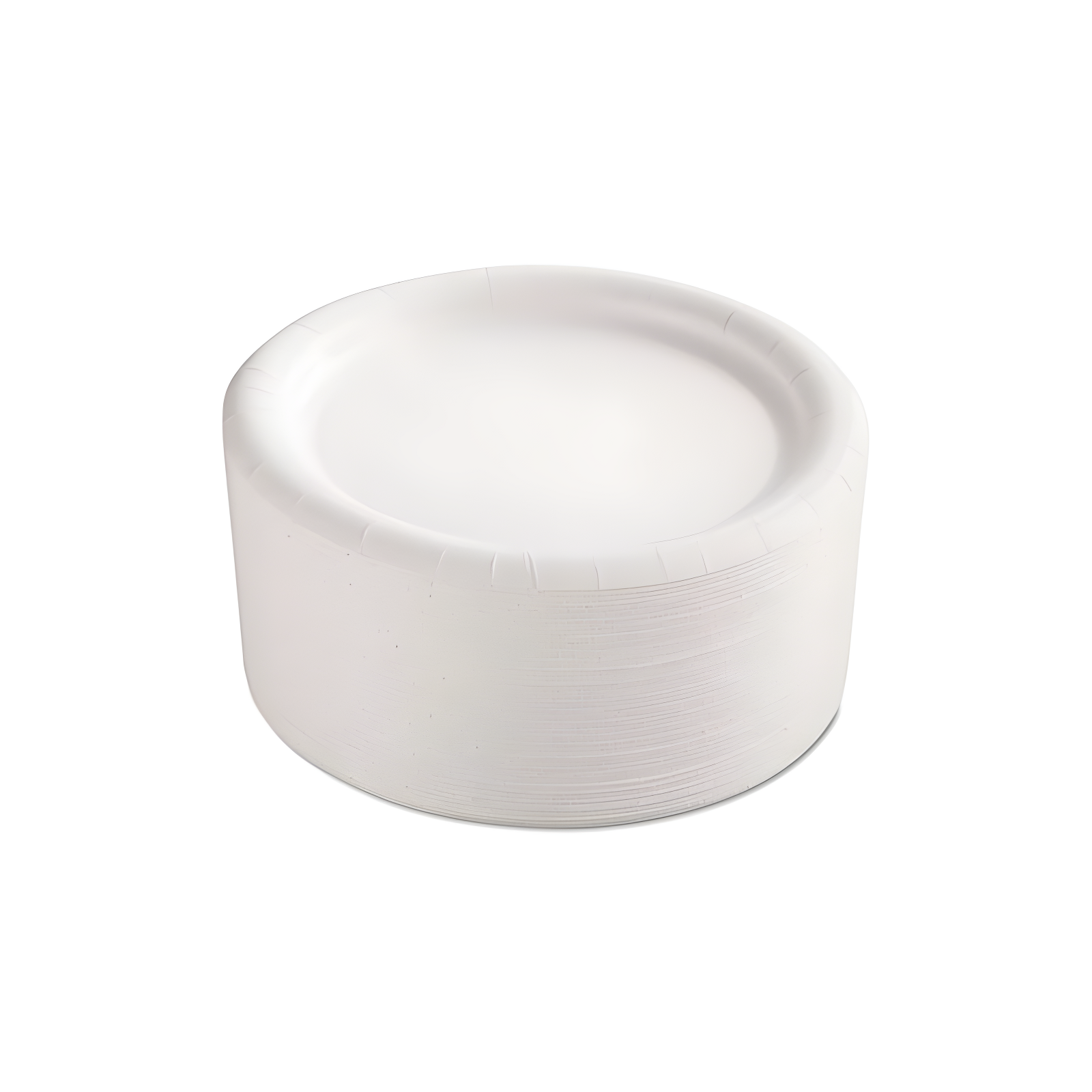 AJM Packaging Corporation Premium Coated Paper Plates, 9" dia, White, 125/Pack, 4 Packs/Carton