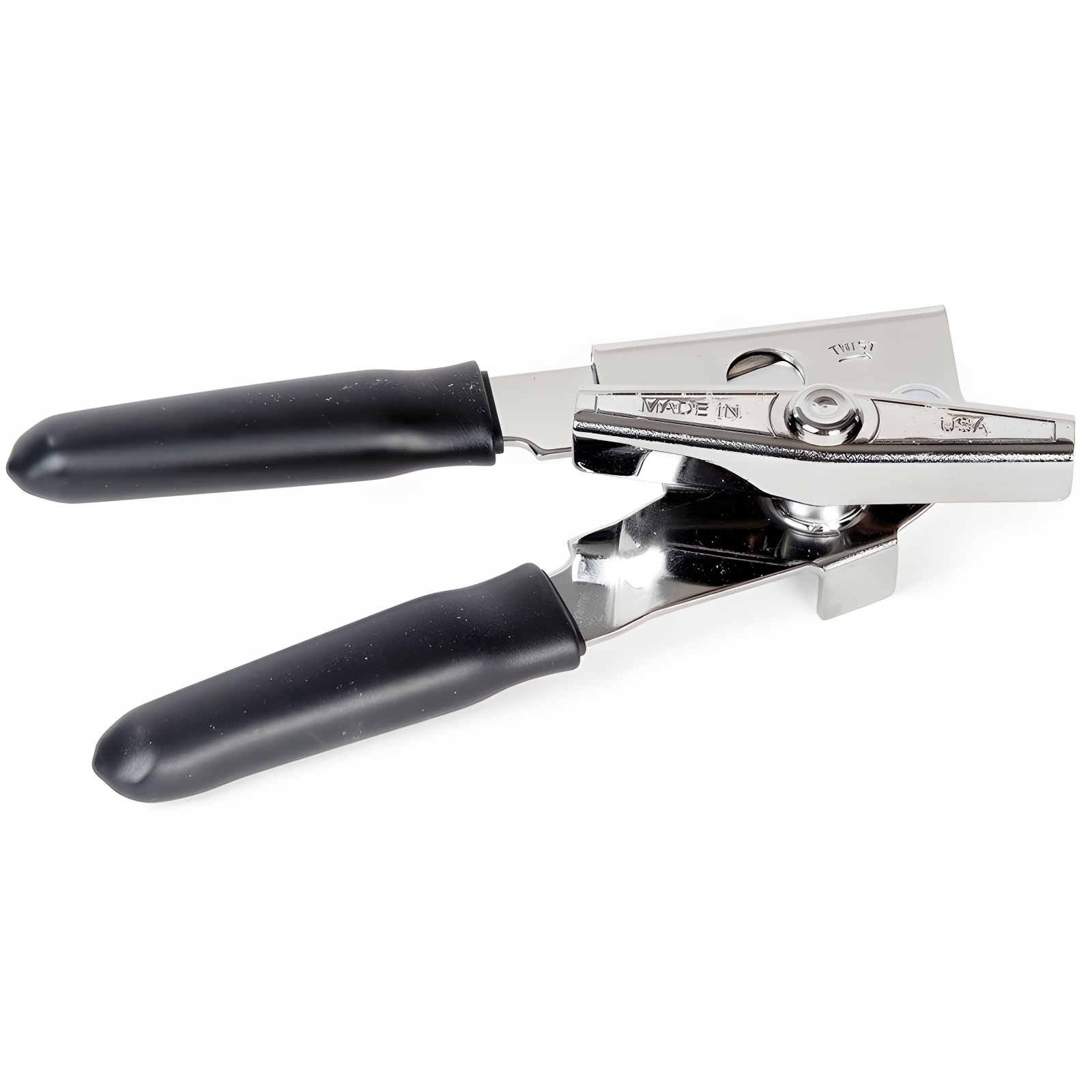 John J. Steuby Hand-Held Can Opener Rubberized Grip Long-Lasted Heavy Gauge Steel 7"