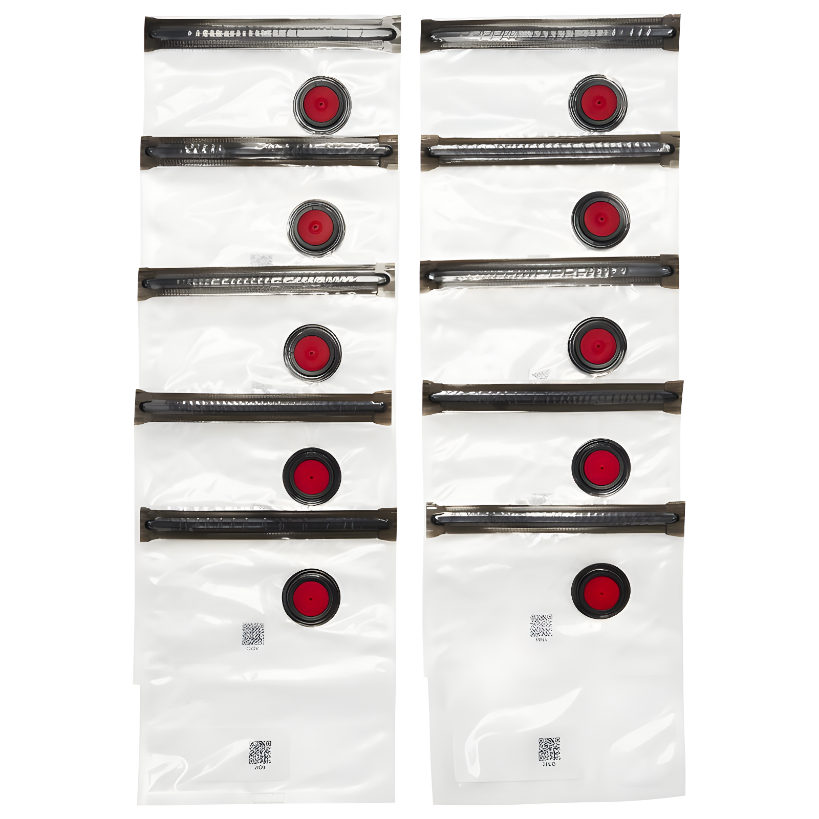 ZWILLING J.A. Henckels ZWILLING Fresh & Save Small Vacuum Sealer Bags 1/2 Gallon, Reusable Snack Bags, Meal Prep (Set of 10)