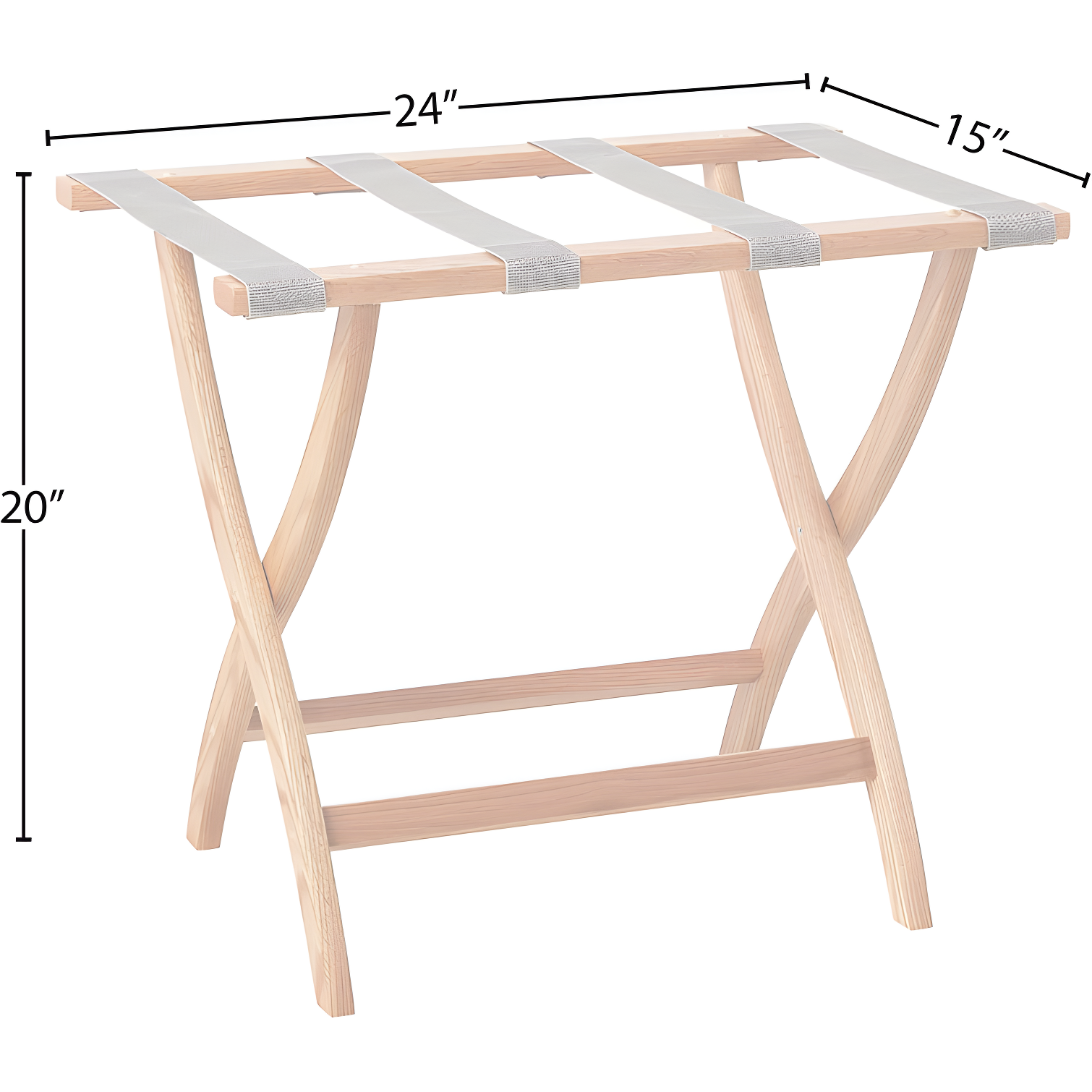 Folding Oak,Wood Luggage Rack