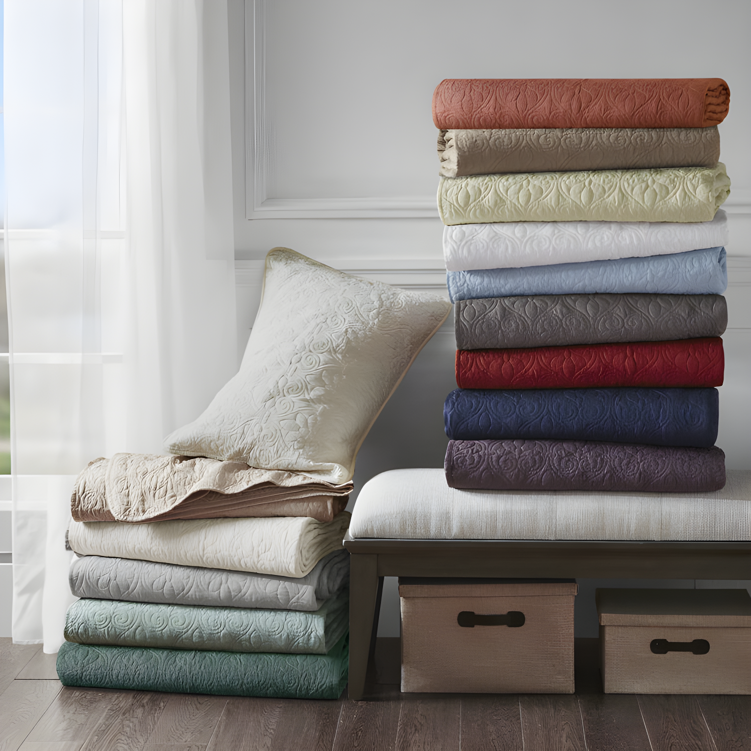 Quebec Reversible Bedspread Set