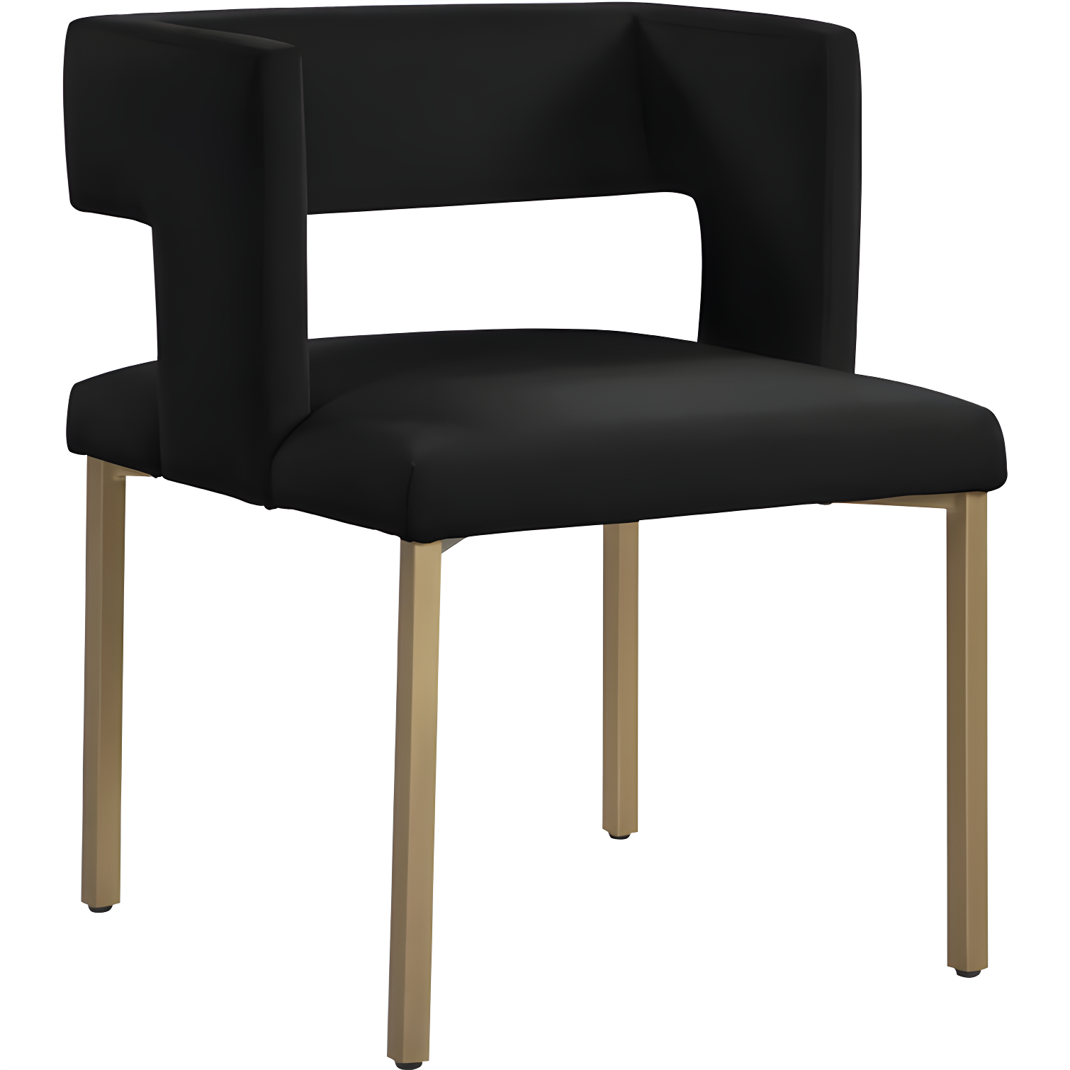 Inga 19'' H Velvet Upholstered Side Chair