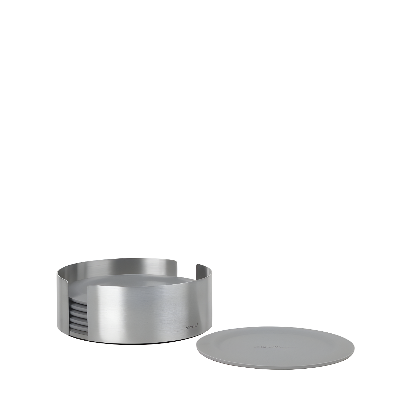 LARETO 7 Piece Coaster Set with Holder