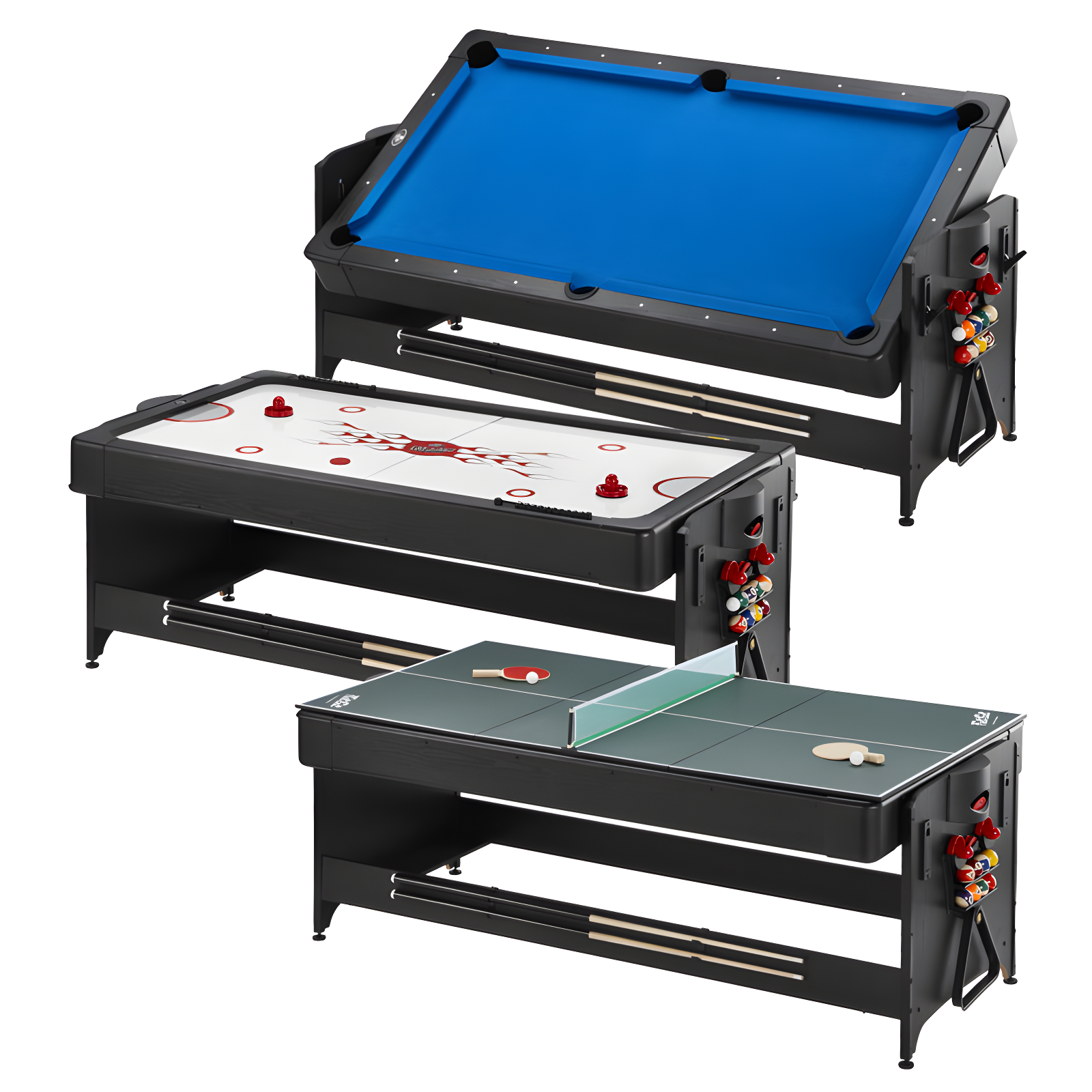 Fat Cat Fat Cat Original 3 in 1 87 Pockey Multi-Game Table