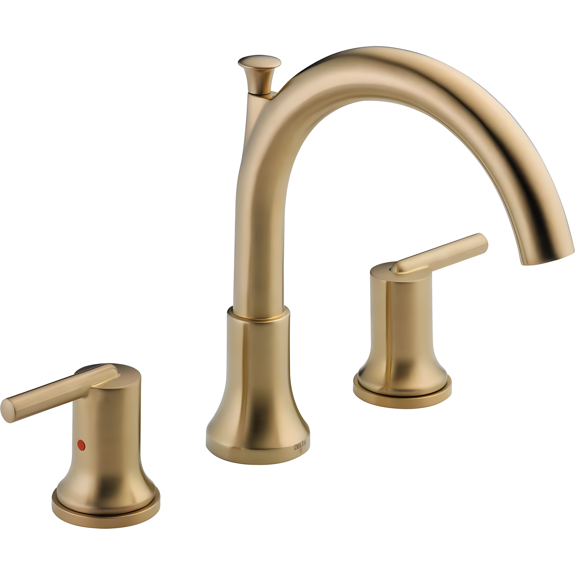 Trinsic Double Handle Deck Mounted Roman Tub Faucet