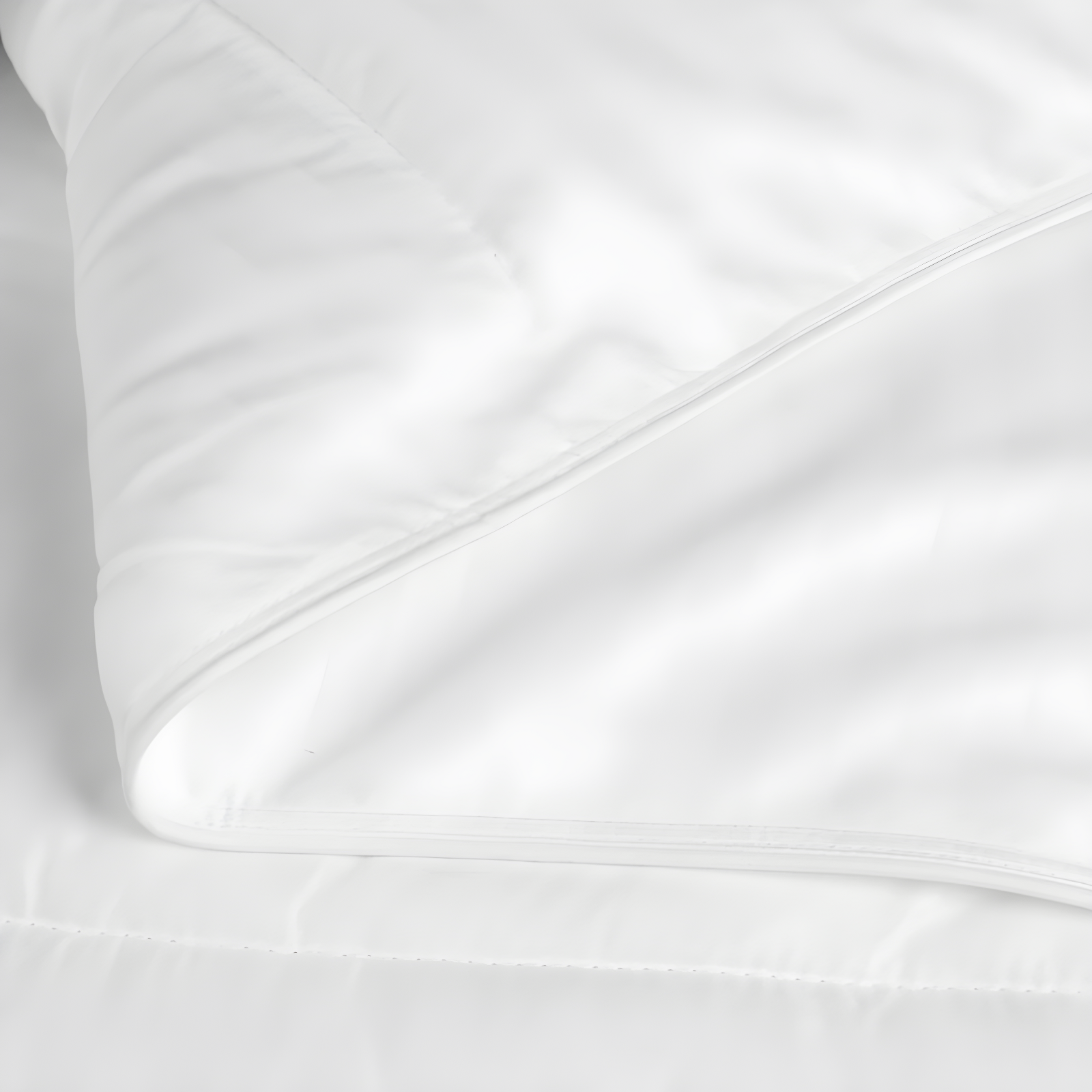 Striped Reversible Box-Quilt Brushed Microfiber Medium Weight Down Alternative Comforter
