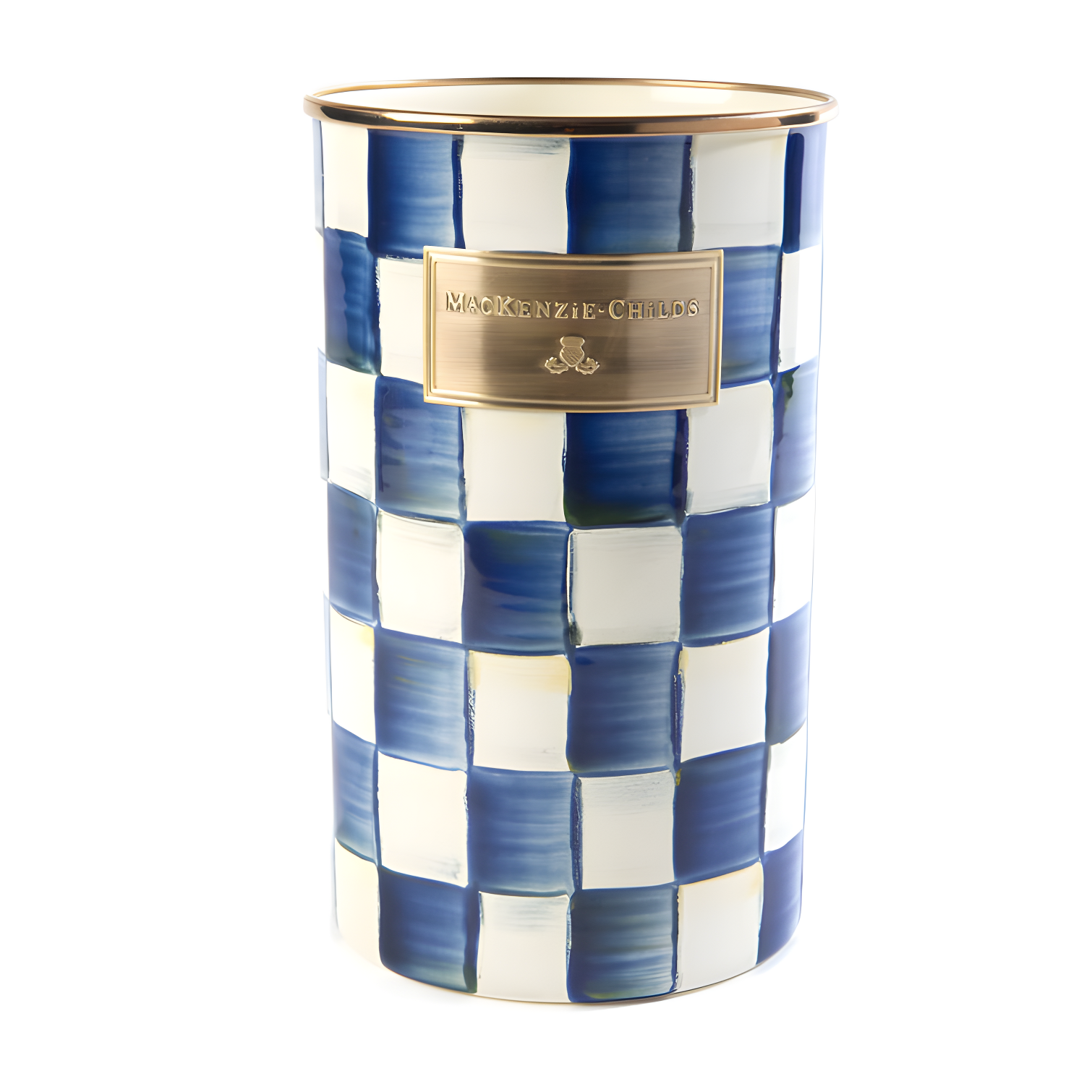 MacKenzie-Childs Check Utensil Crock
