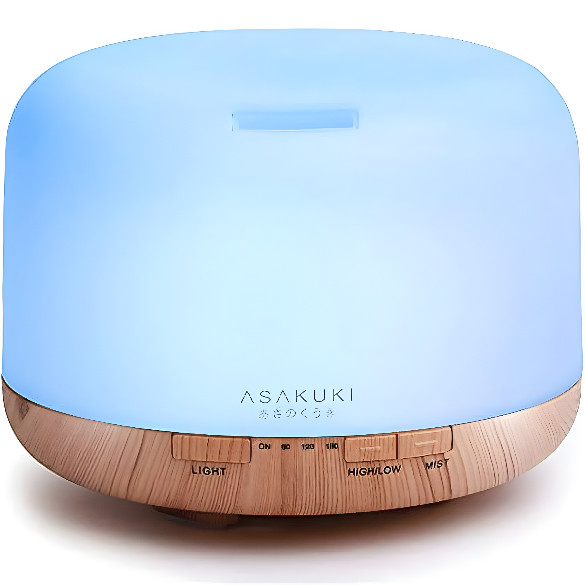 ASAKUKI 500mL Premium Essential Oil Diffuser, with 7 LED Light Colors & Auto-Switch