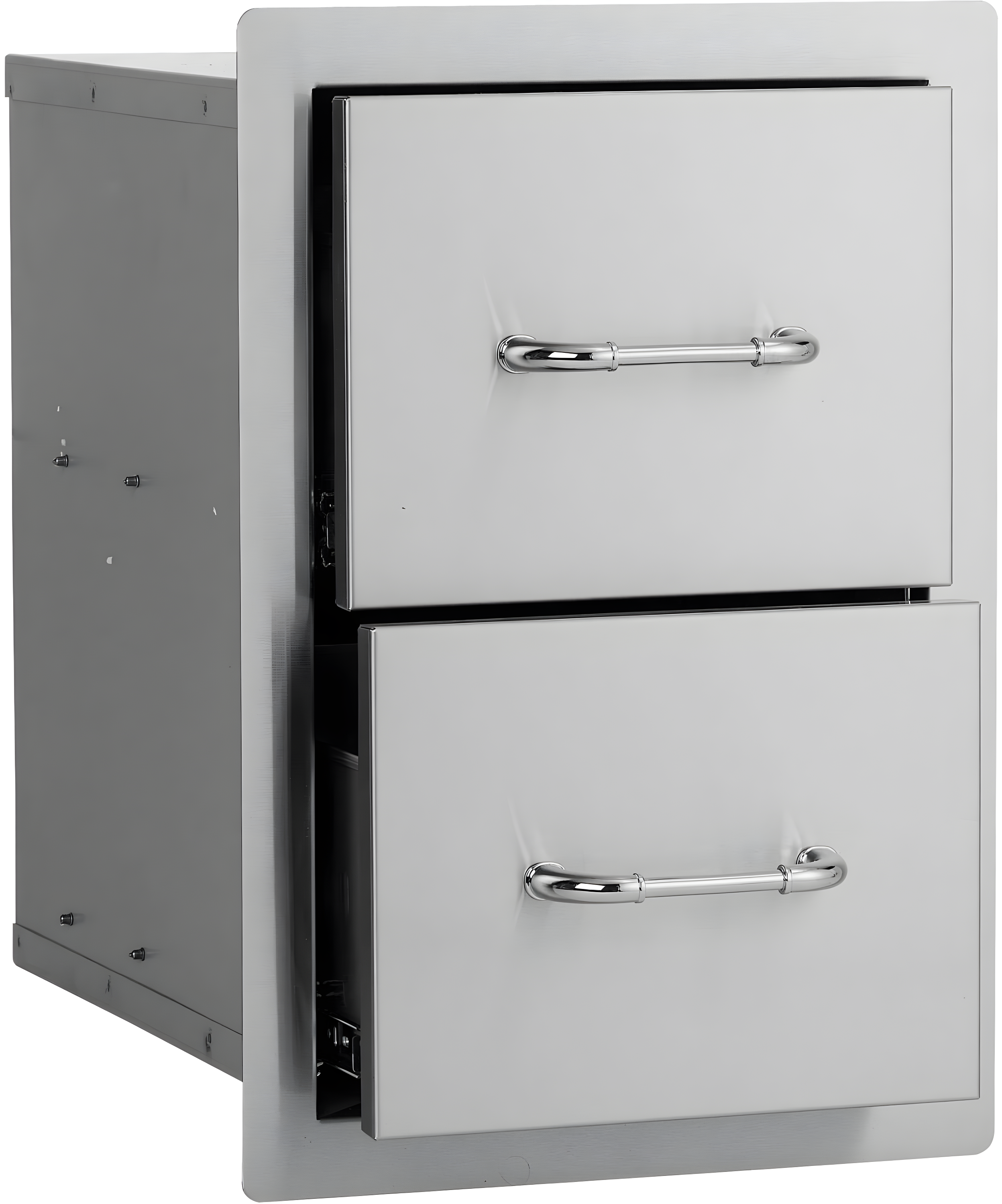 Bull Outdoor Products 12.38'' Stainless Steel Grade 304 Stainless Steel Drop-In Drawers