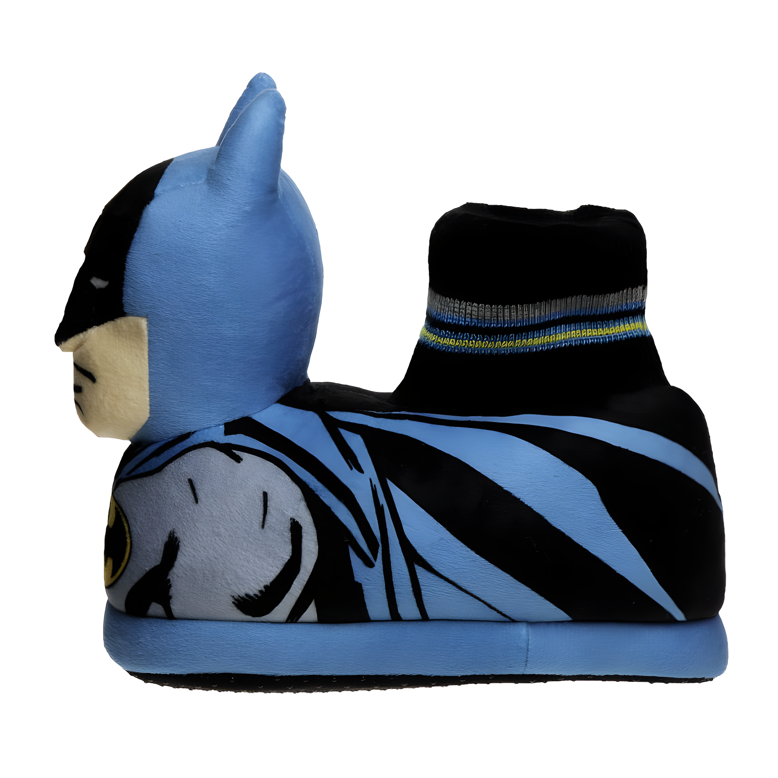 DC Comics Batman Toddler Boys Boys 3D Design Nylex Fabric Slippers - Blue Black, Size: 7-8
