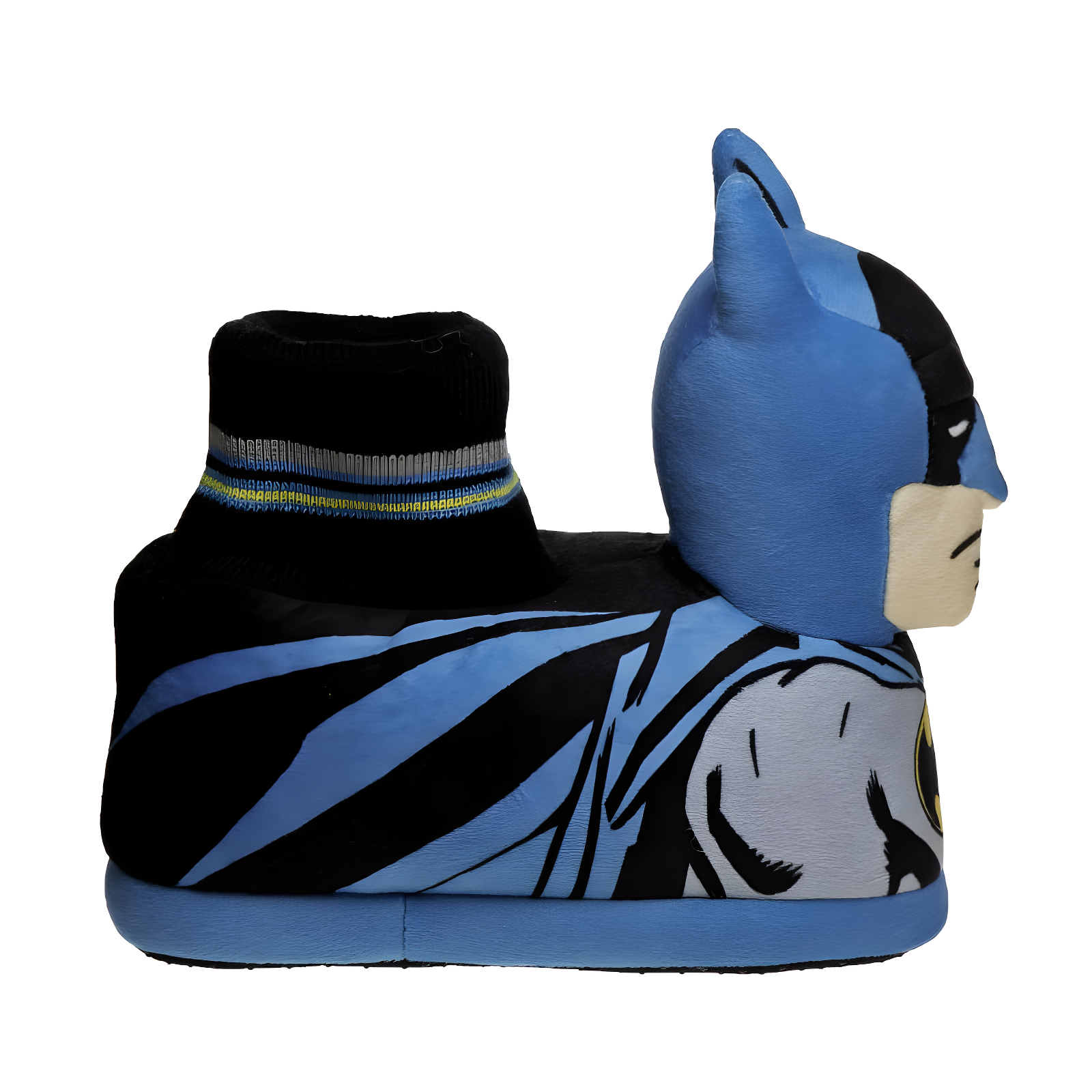 DC Comics Batman Toddler Boys Boys 3D Design Nylex Fabric Slippers - Blue Black, Size: 7-8